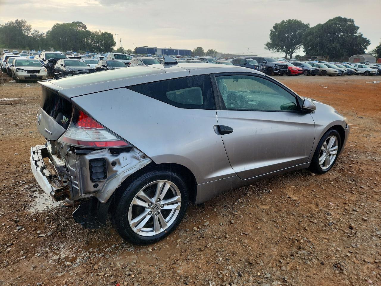 2011 Honda Cr-z Ex Silver vin: JHMZF1D65BS003170