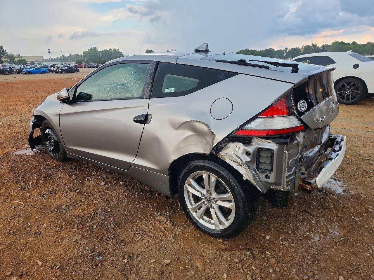 2011 Honda Cr-z Ex Silver vin: JHMZF1D65BS003170