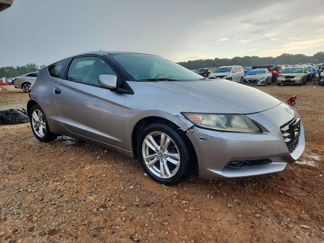 2011 Honda Cr-z Ex Silver vin: JHMZF1D65BS003170