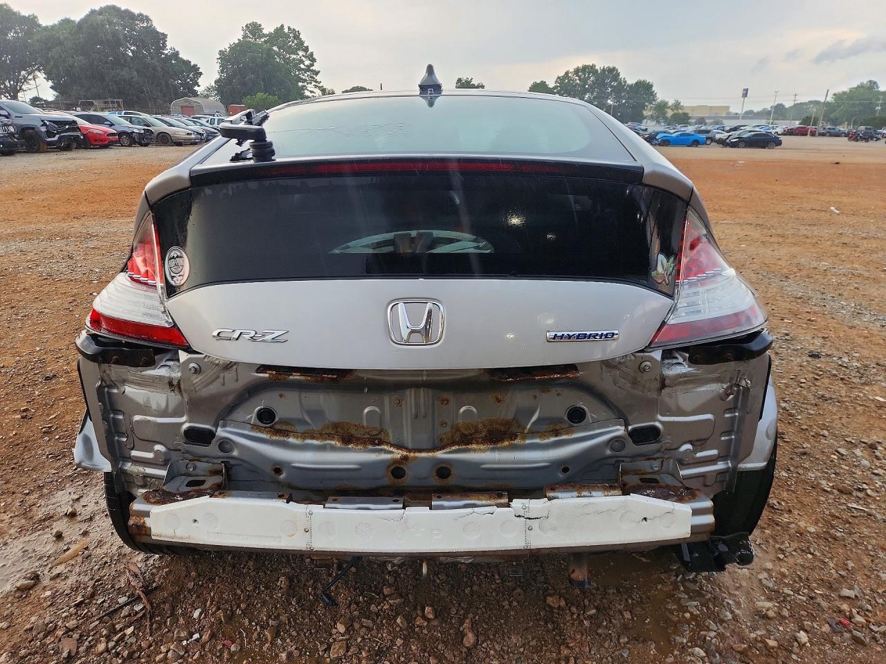 2011 Honda Cr-z Ex Silver vin: JHMZF1D65BS003170