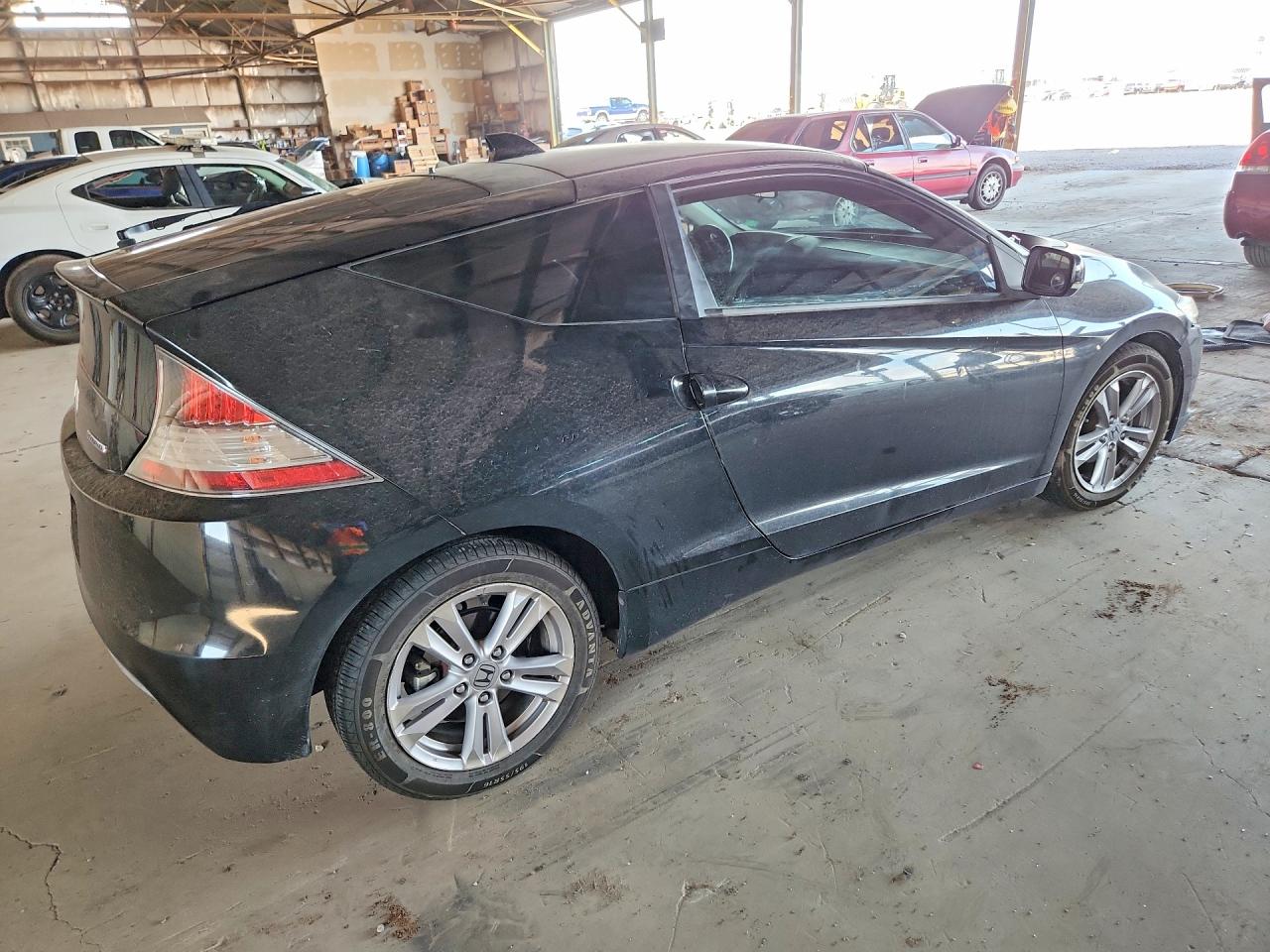 2011 Honda Cr-z Ex Black vin: JHMZF1D65BS005842