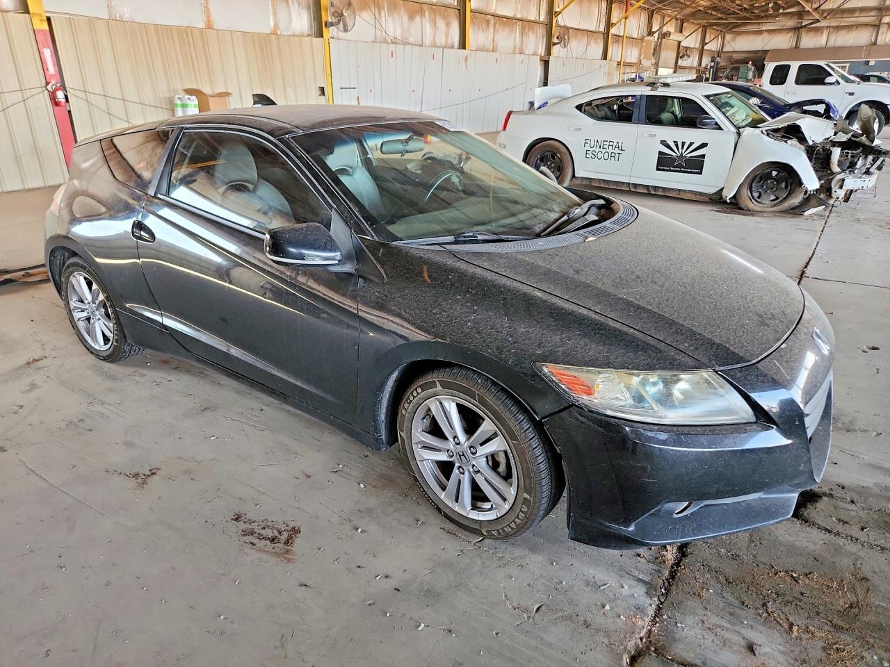 2011 Honda Cr-z Ex Black vin: JHMZF1D65BS005842