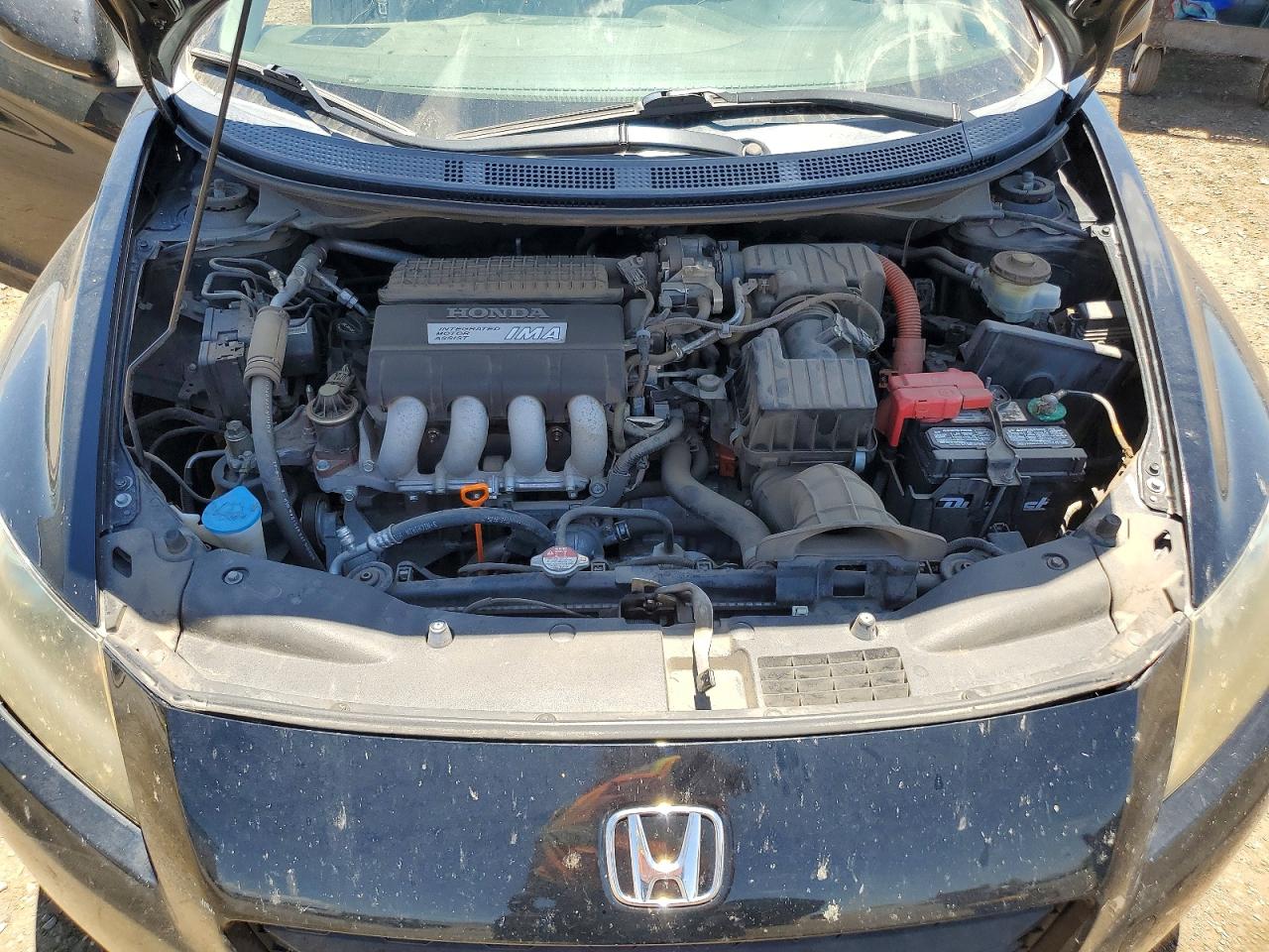2011 Honda Cr-z Ex Black vin: JHMZF1D65BS007462