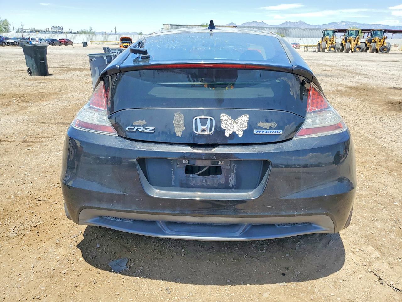 2011 Honda Cr-z Ex Black vin: JHMZF1D65BS007462