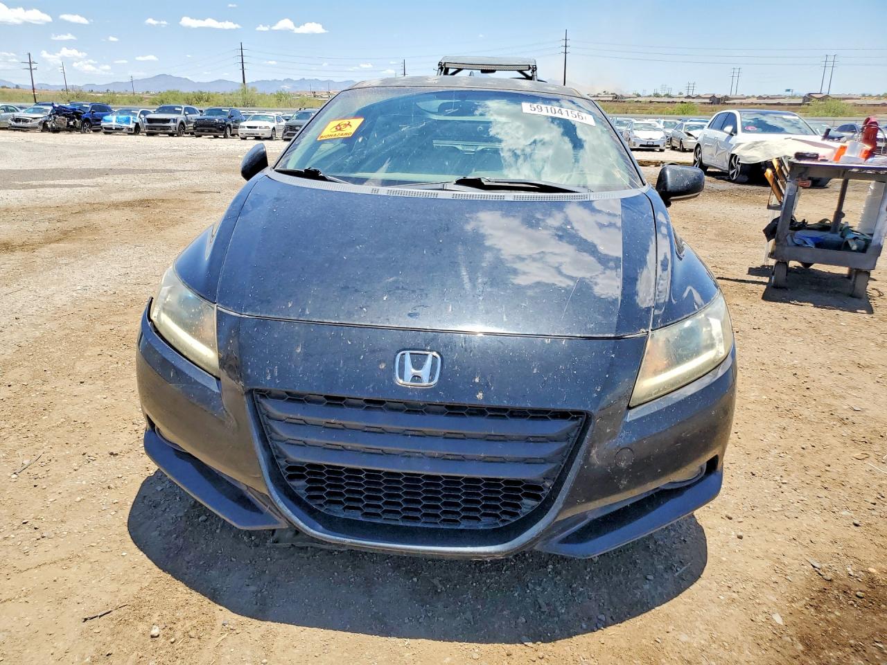 2011 Honda Cr-z Ex Black vin: JHMZF1D65BS007462