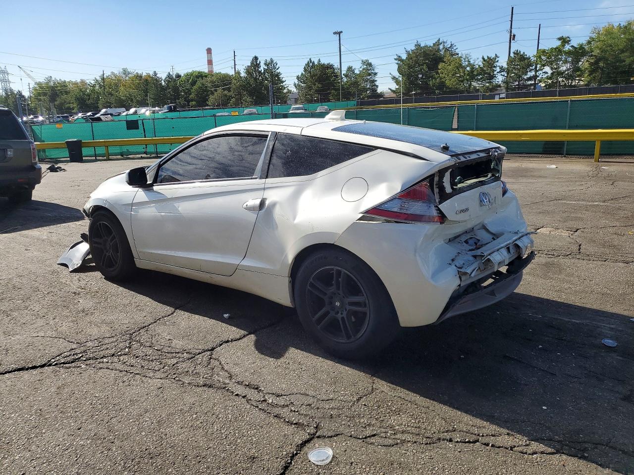 2011 Honda Cr-z Ex White vin: JHMZF1D65BS010863