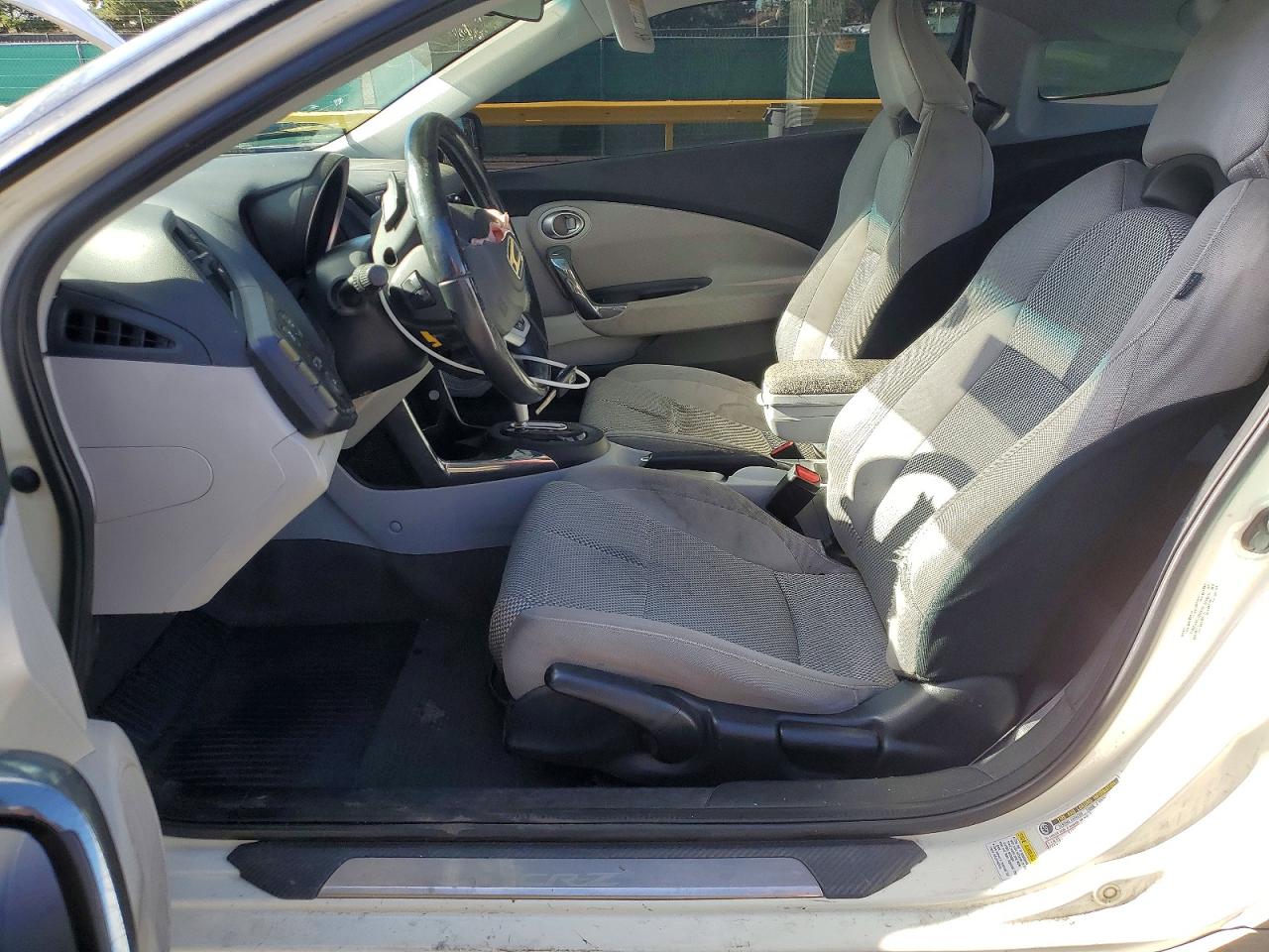 2011 Honda Cr-z Ex White vin: JHMZF1D65BS010863