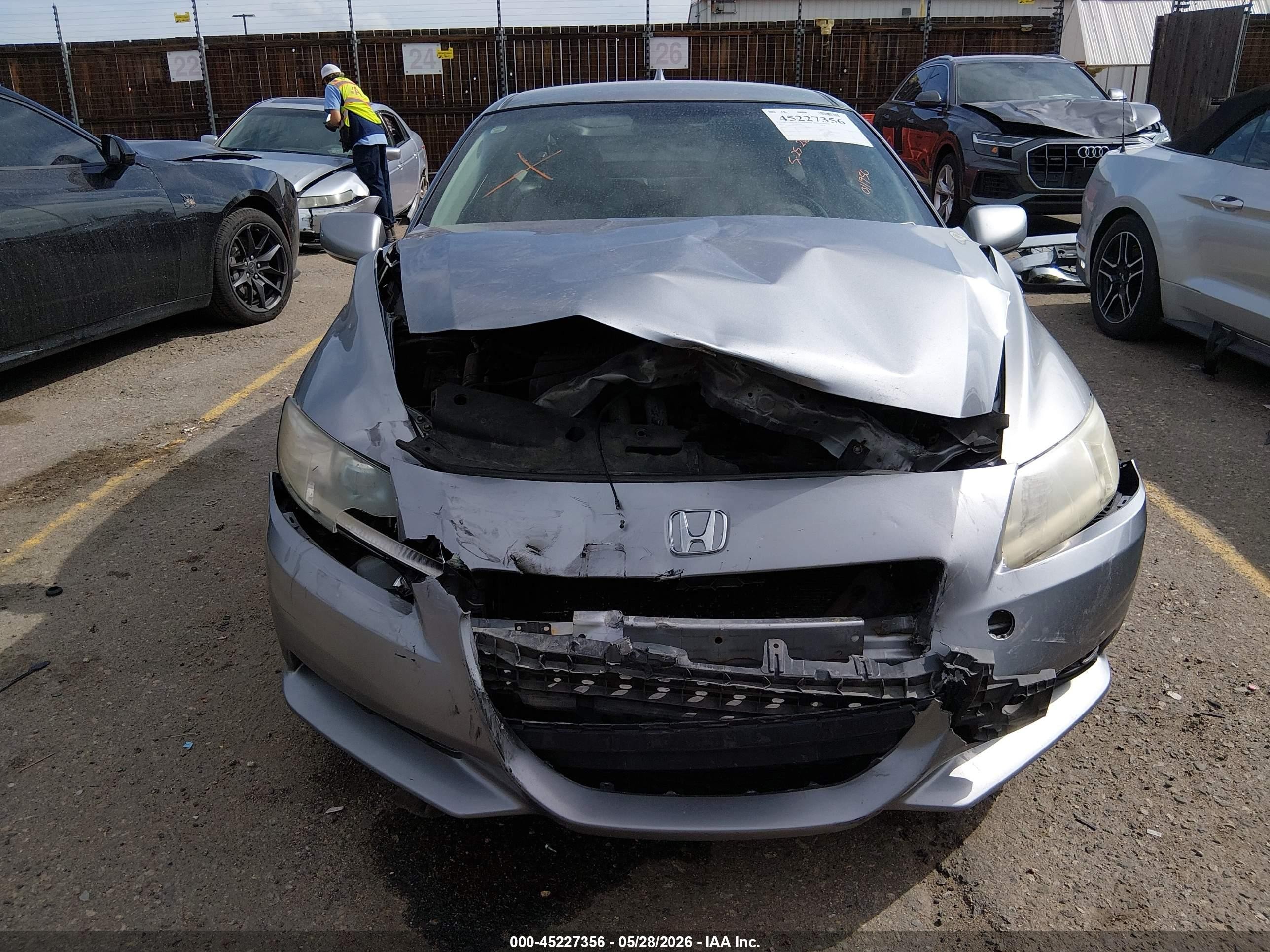 2011 Honda Cr-z Ex Silver vin: JHMZF1D65BS011950