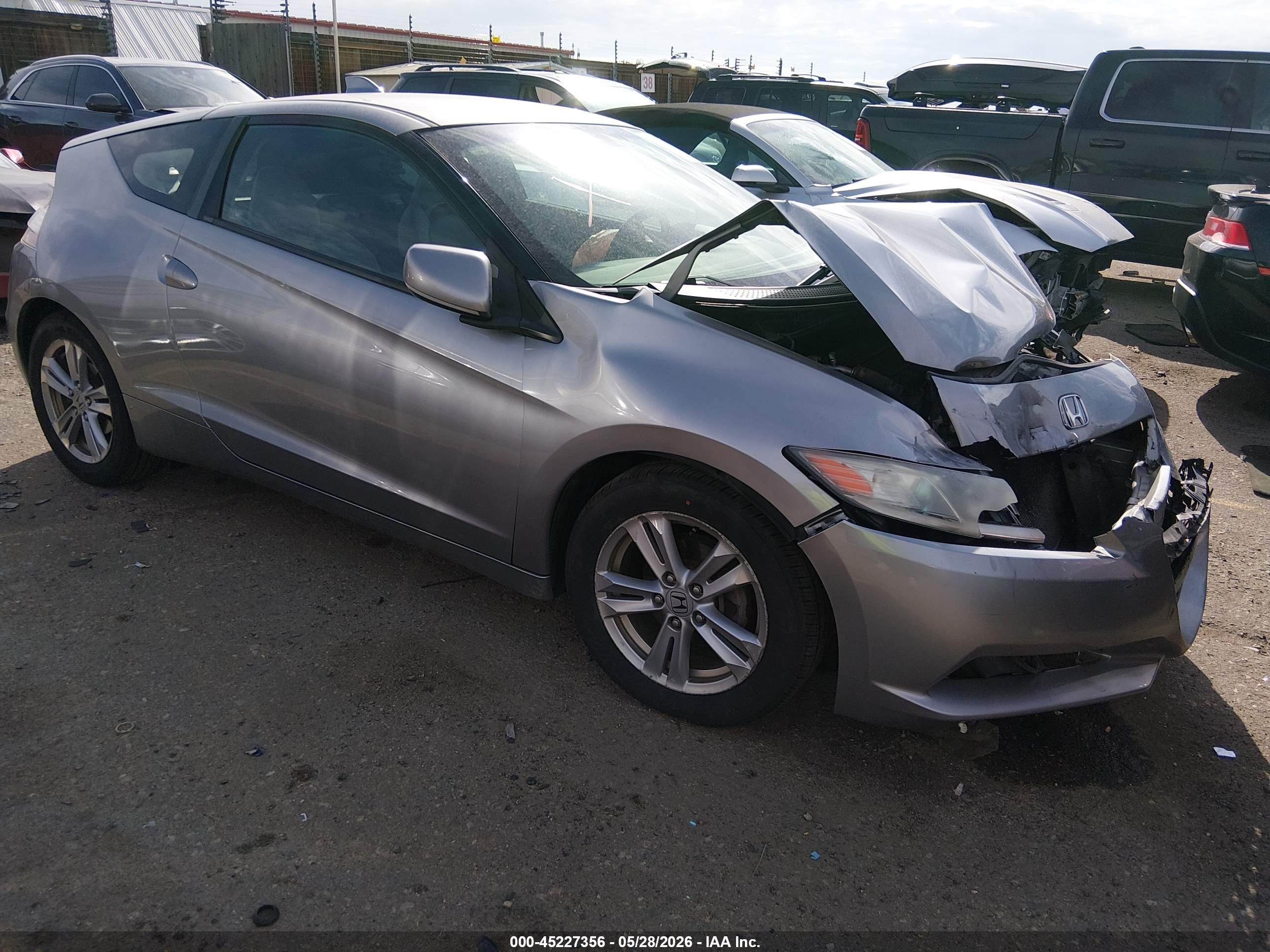2011 Honda Cr-z Ex Silver vin: JHMZF1D65BS011950