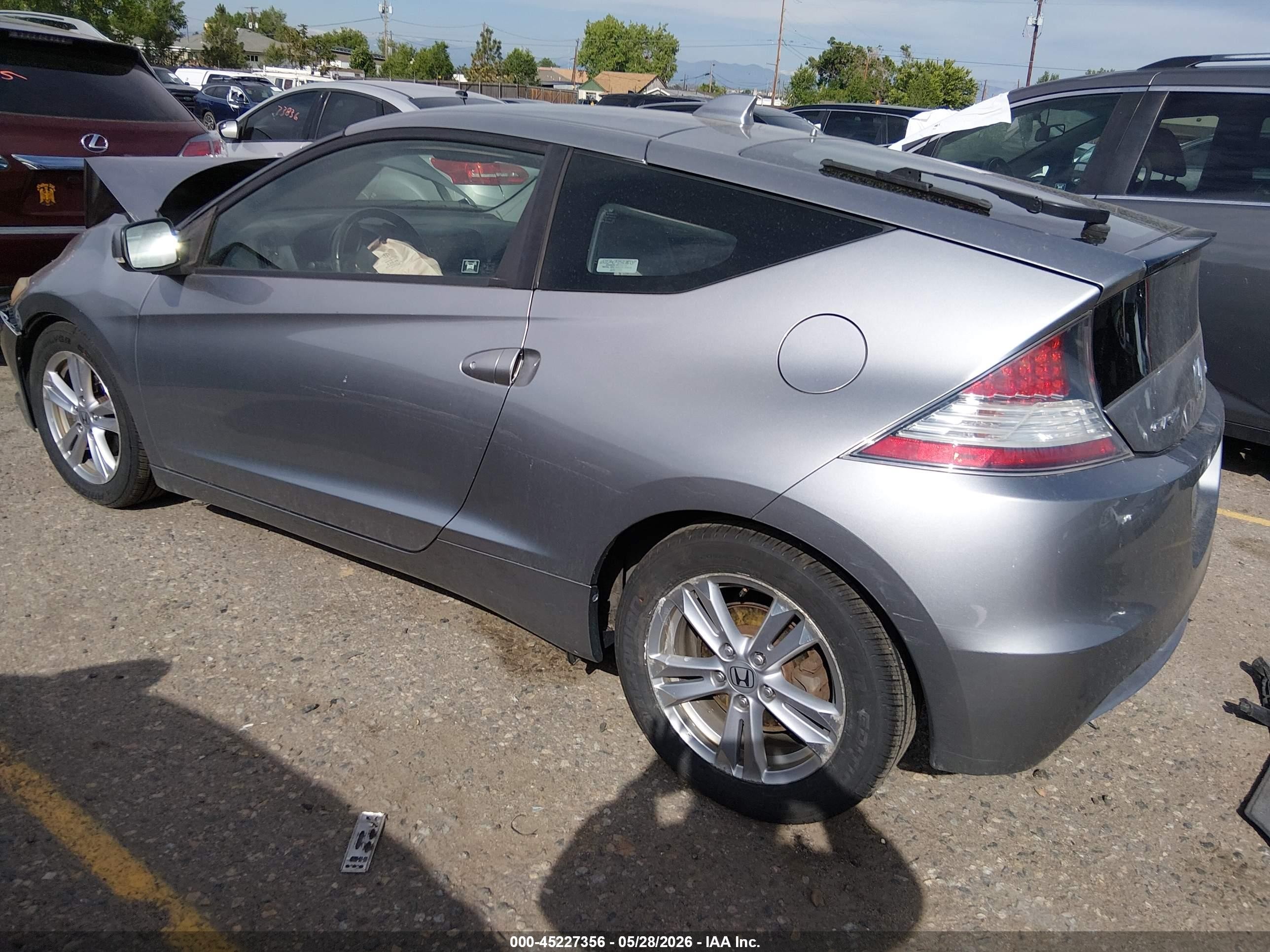 2011 Honda Cr-z Ex Silver vin: JHMZF1D65BS011950