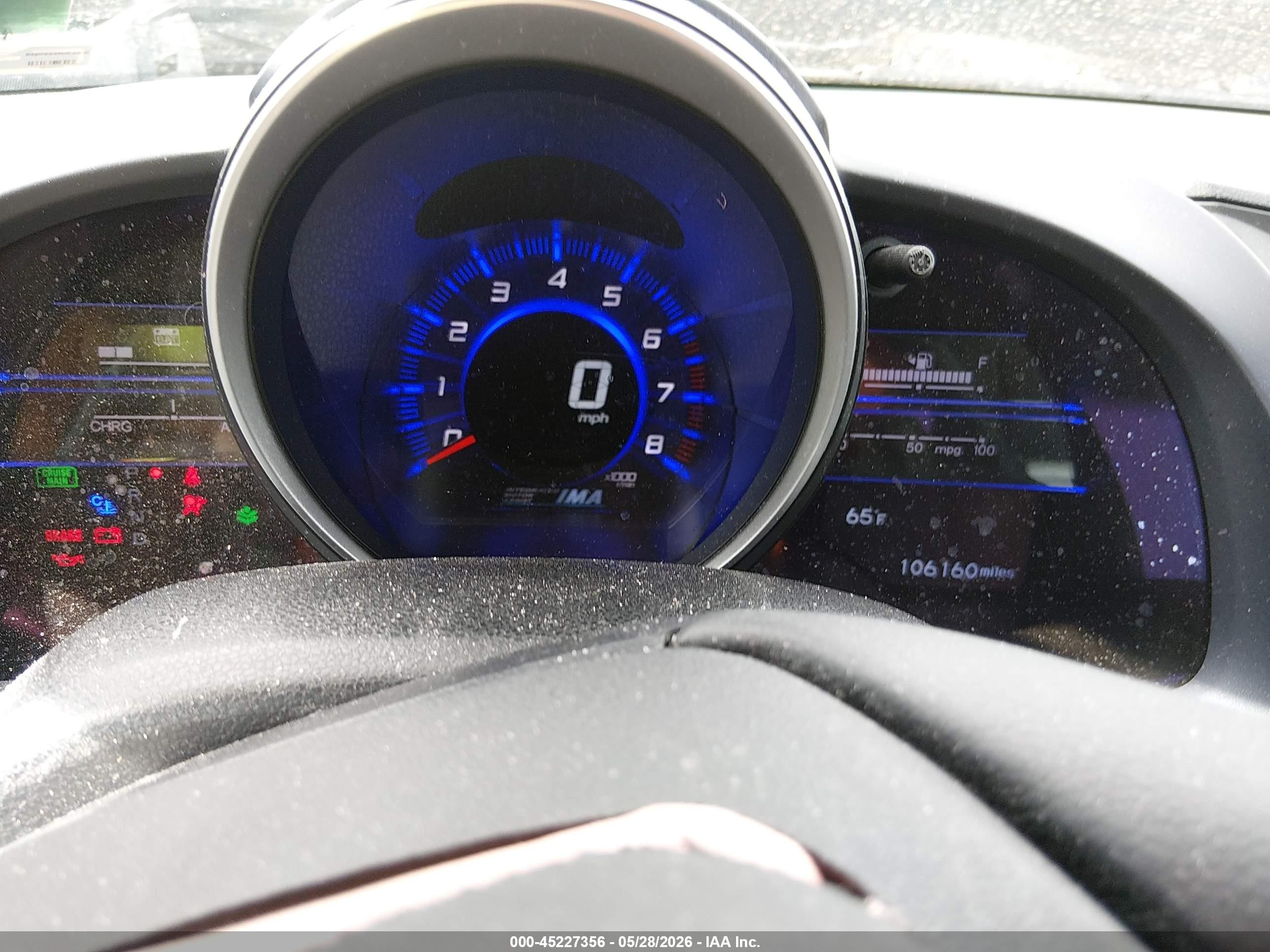 2011 Honda Cr-z Ex Silver vin: JHMZF1D65BS011950