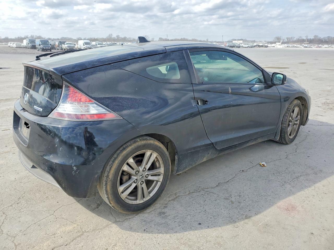 2011 Honda Cr-z Ex Black vin: JHMZF1D65BS012953