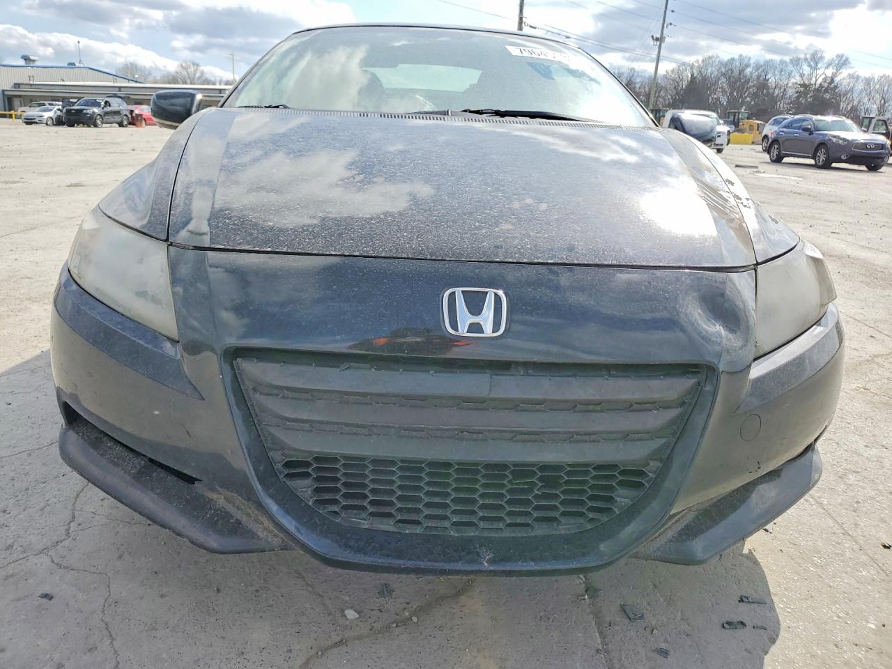 2011 Honda Cr-z Ex Black vin: JHMZF1D65BS012953