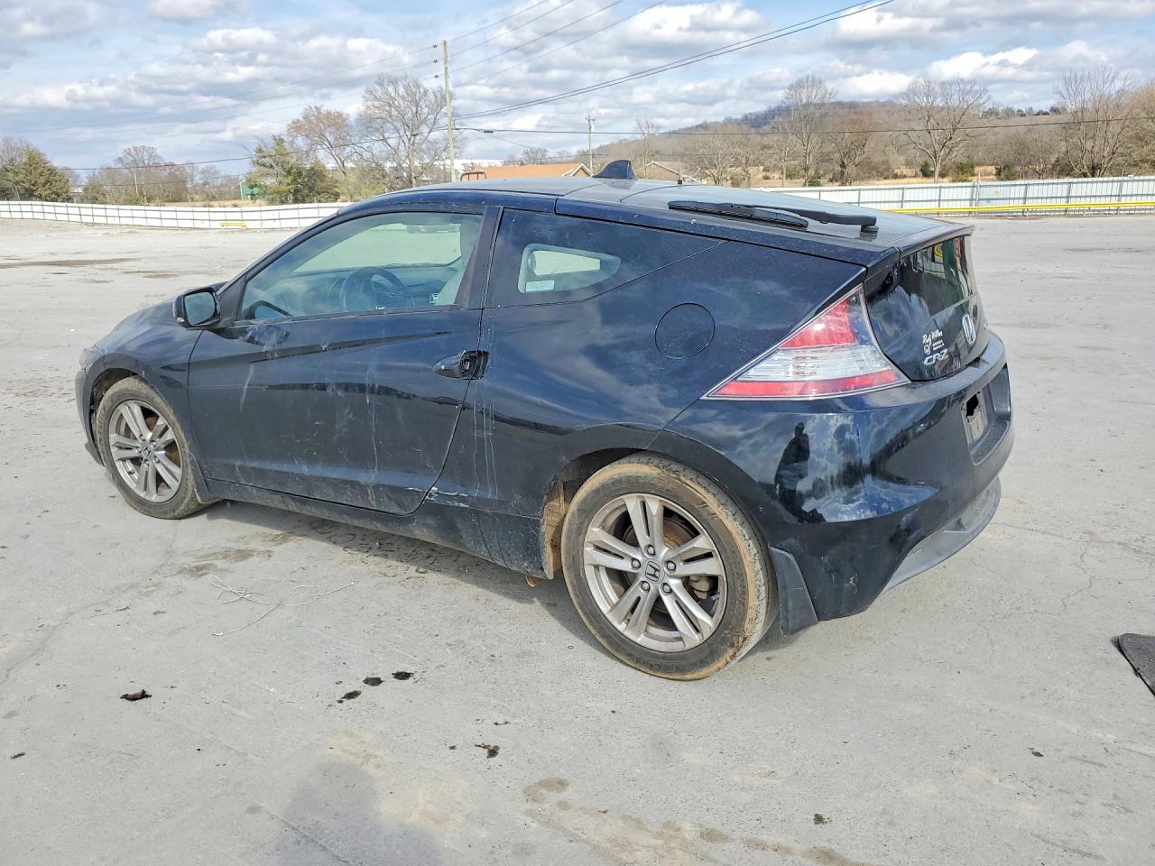 2011 Honda Cr-z Ex Black vin: JHMZF1D65BS012953
