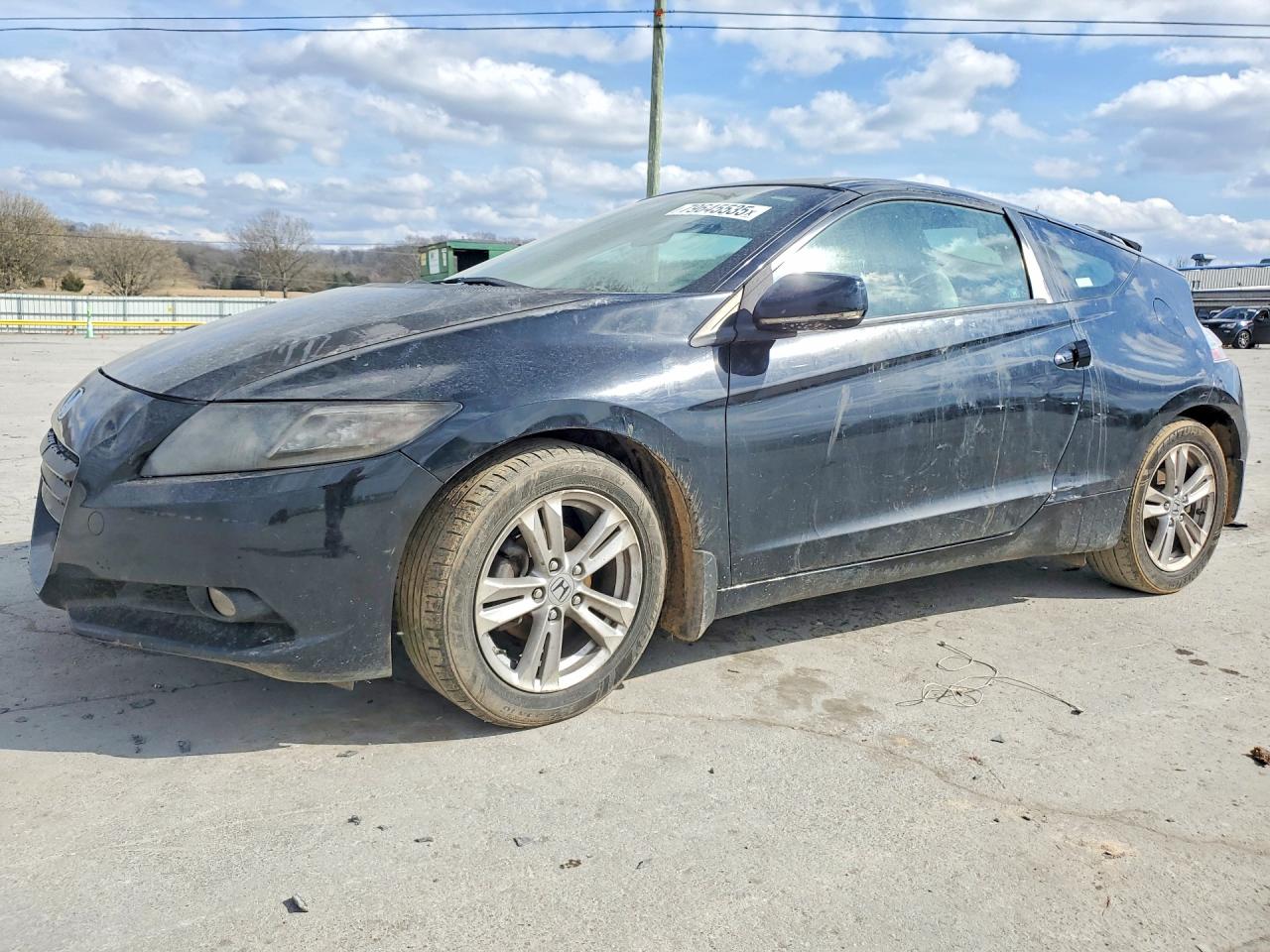 2011 Honda Cr-z Ex Black vin: JHMZF1D65BS012953