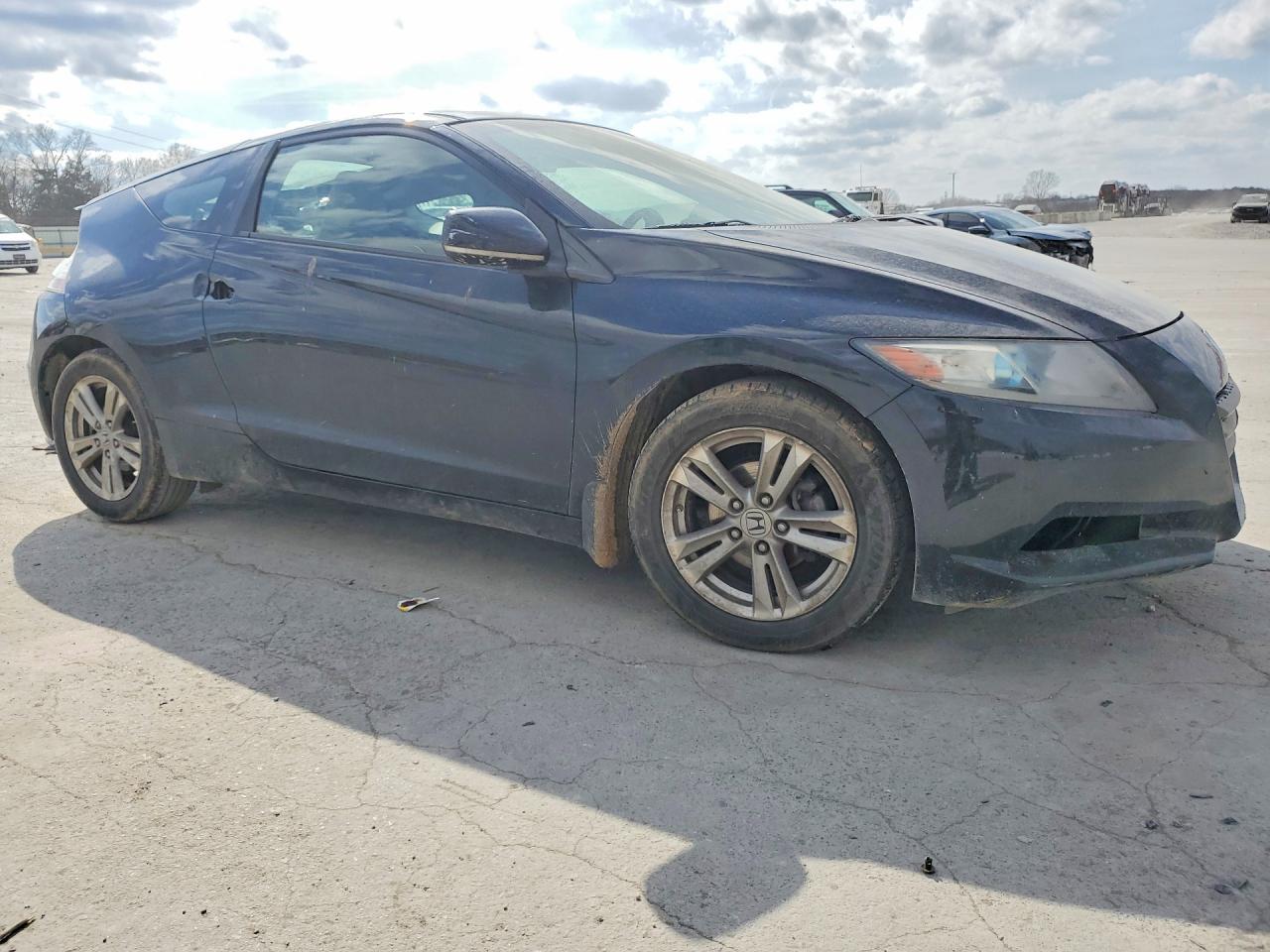 2011 Honda Cr-z Ex Black vin: JHMZF1D65BS012953