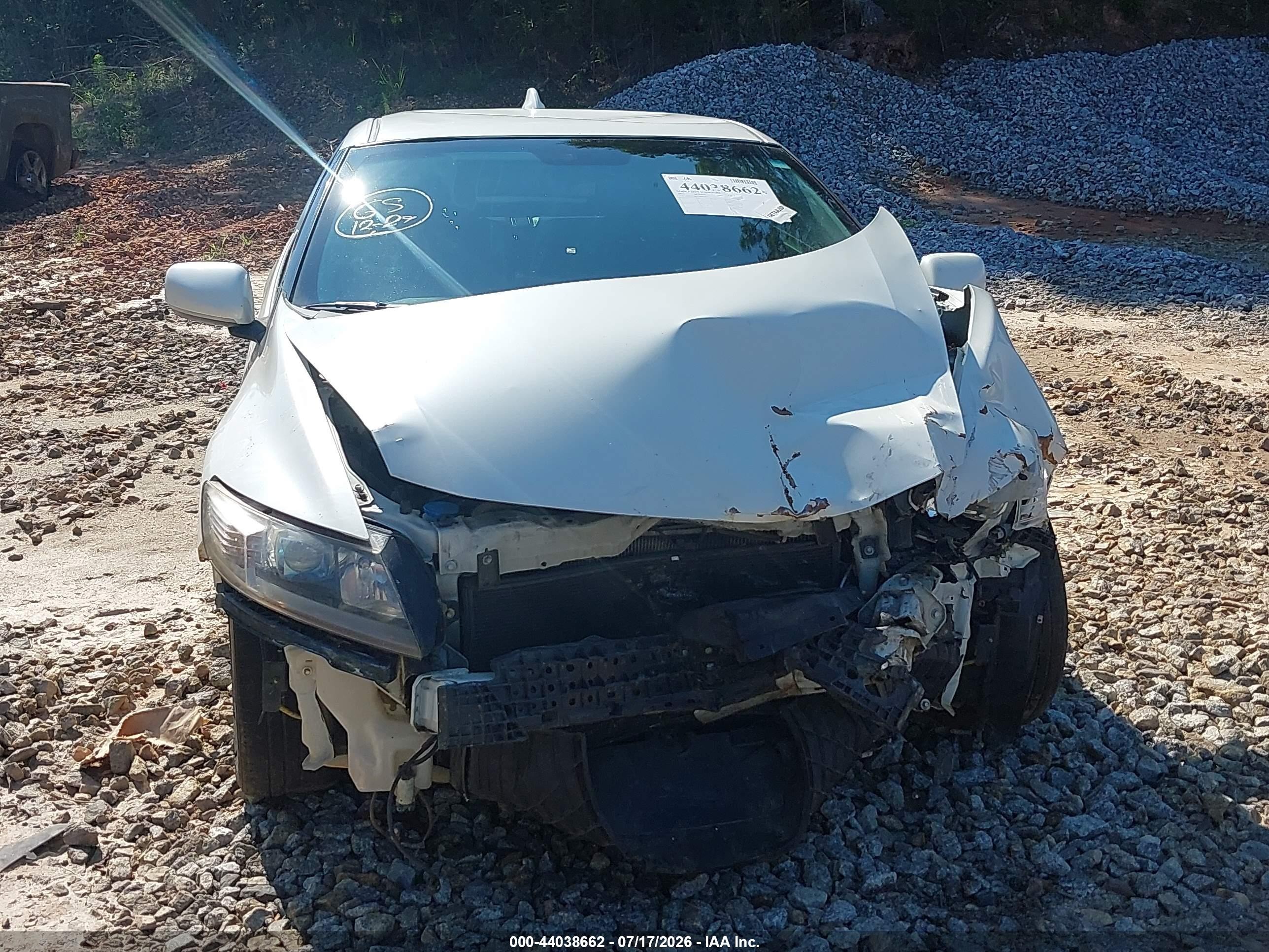 2011 Honda Cr-z Ex White vin: JHMZF1D65BS015495