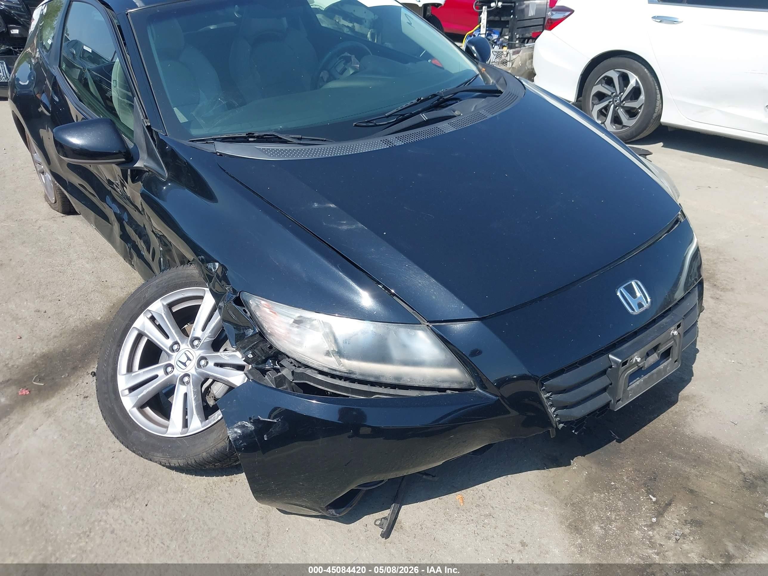 2012 Honda Cr-z Ex Black vin: JHMZF1D65CS000562