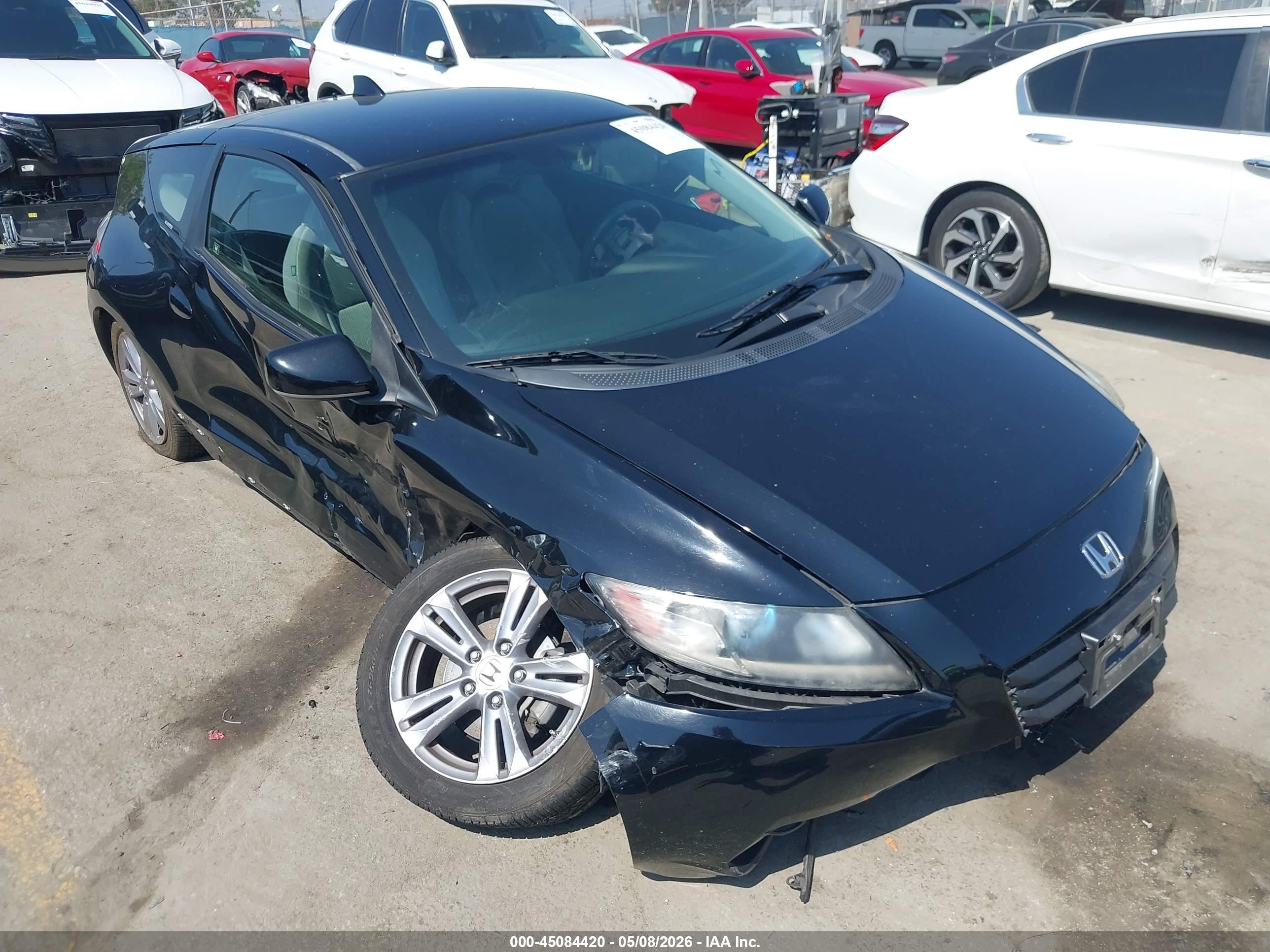 2012 Honda Cr-z Ex Black vin: JHMZF1D65CS000562