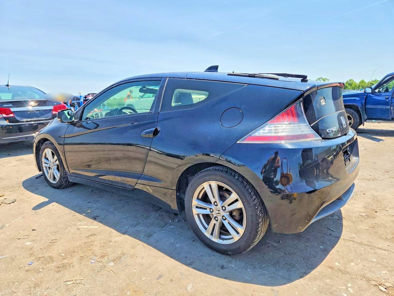 2012 Honda Cr-z Ex Black vin: JHMZF1D65CS003638
