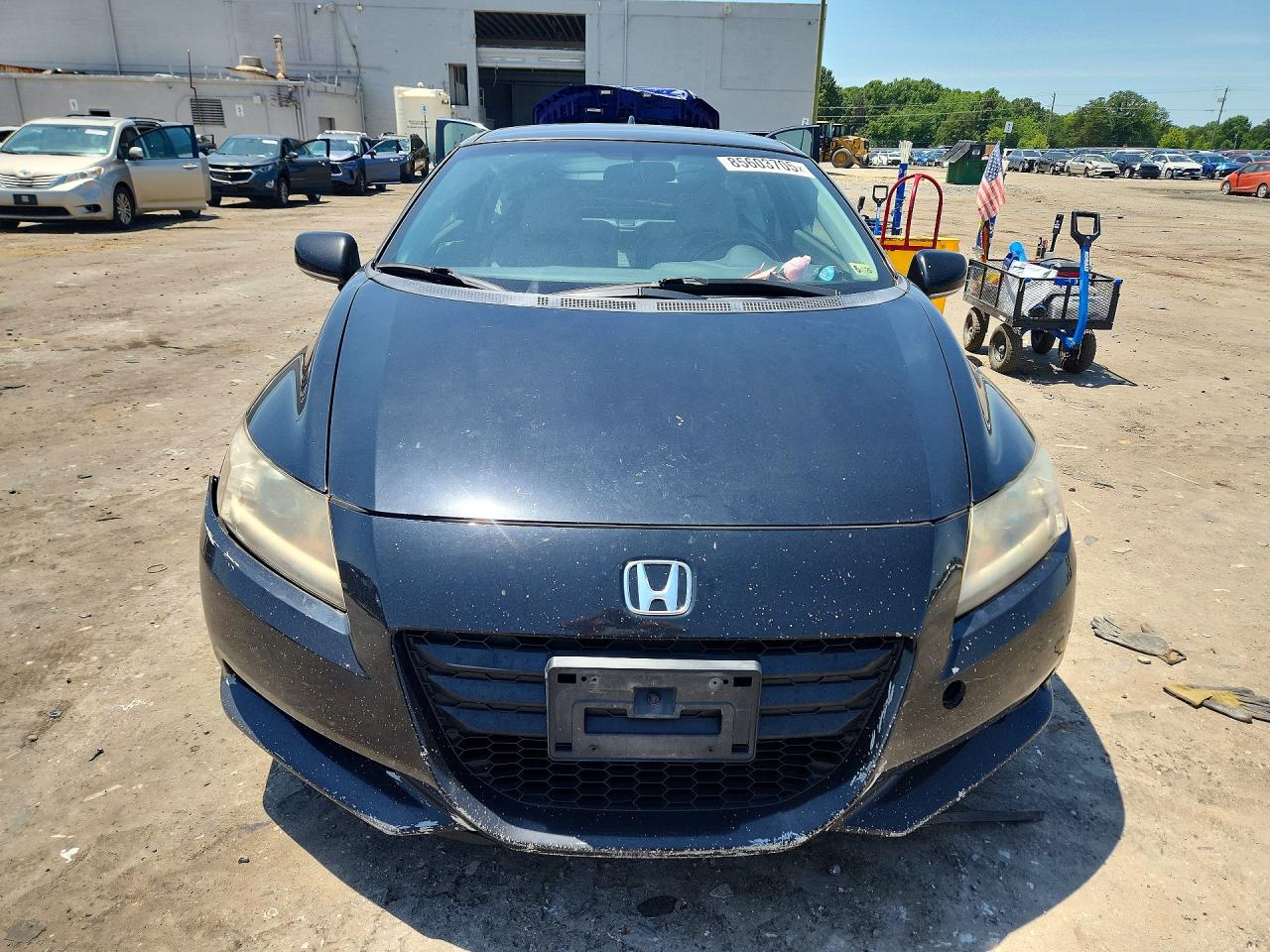 2012 Honda Cr-z Ex Black vin: JHMZF1D65CS003638