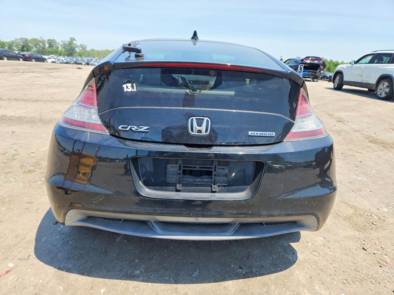 2012 Honda Cr-z Ex Black vin: JHMZF1D65CS003638