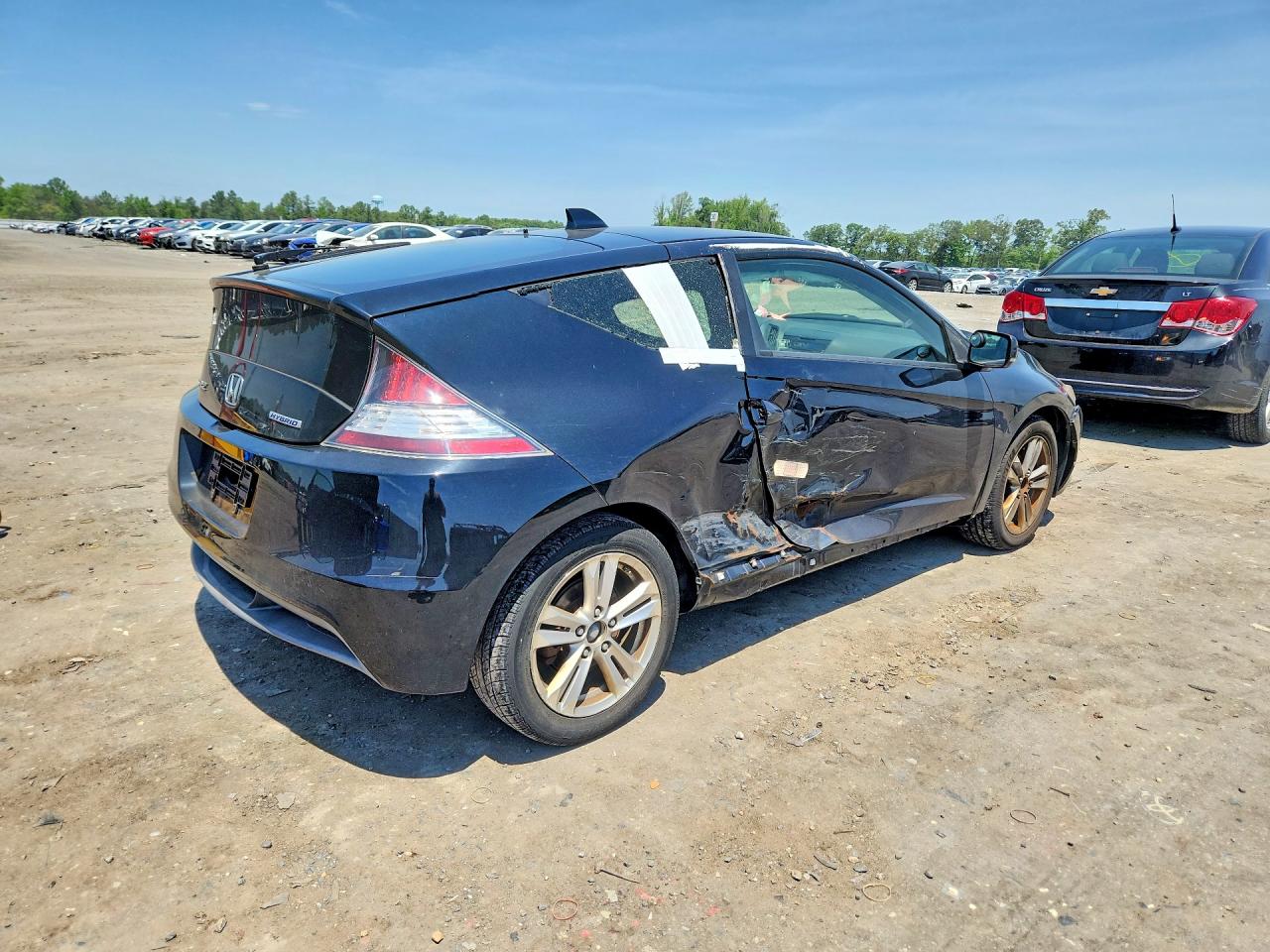 2012 Honda Cr-z Ex Black vin: JHMZF1D65CS003638