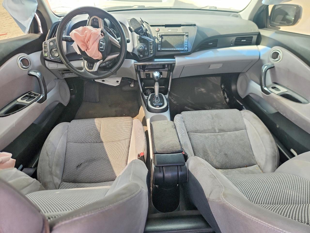 2012 Honda Cr-z Ex Gray vin: JHMZF1D65CS004434