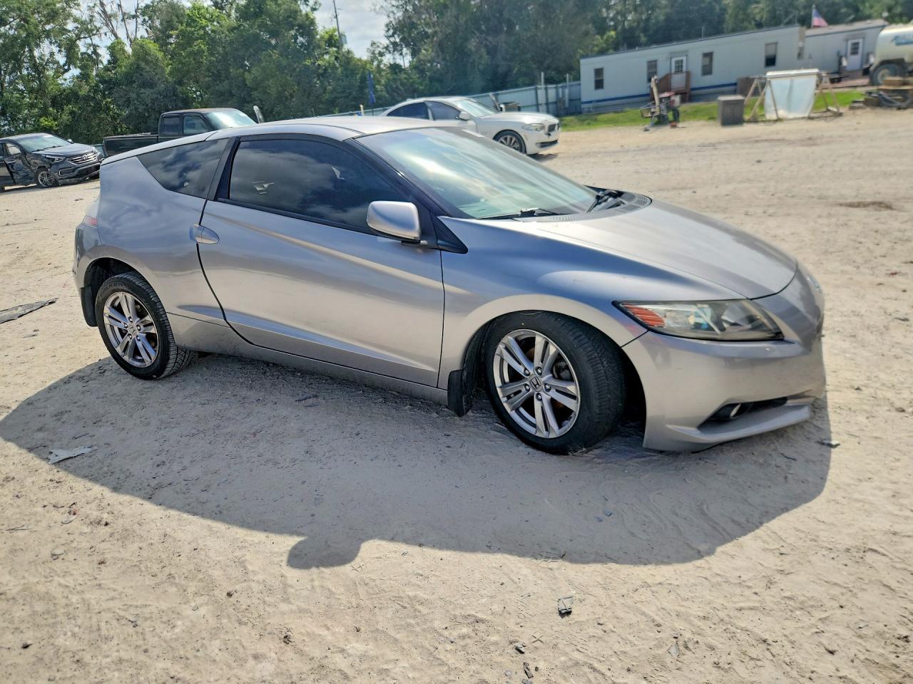 2012 Honda Cr-z Ex Gray vin: JHMZF1D65CS004434