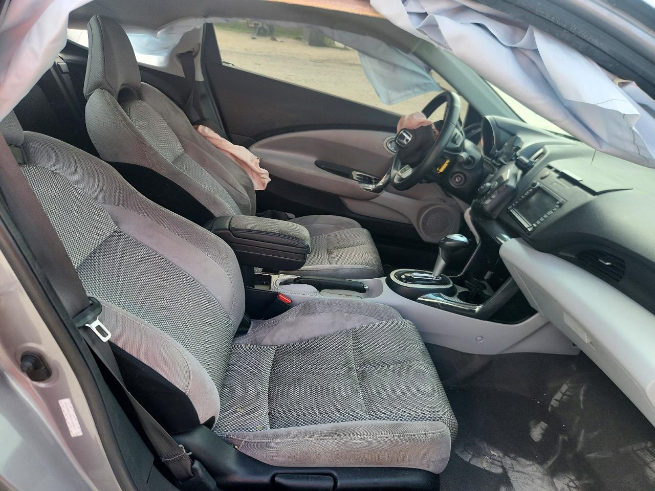 2012 Honda Cr-z Ex Gray vin: JHMZF1D65CS004434