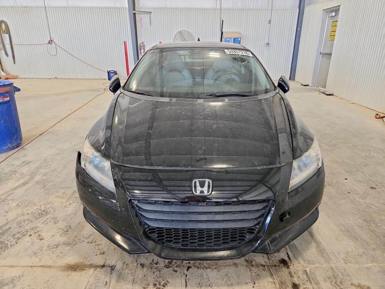 2012 Honda Cr-z Ex Black vin: JHMZF1D65CS004496