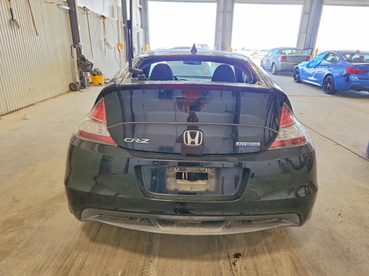 2012 Honda Cr-z Ex Black vin: JHMZF1D65CS004496