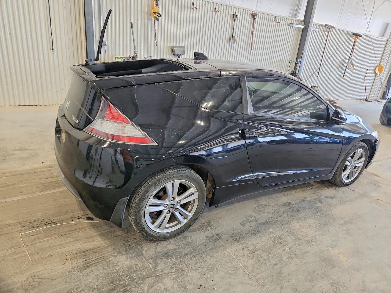 2012 Honda Cr-z Ex Black vin: JHMZF1D65CS004496