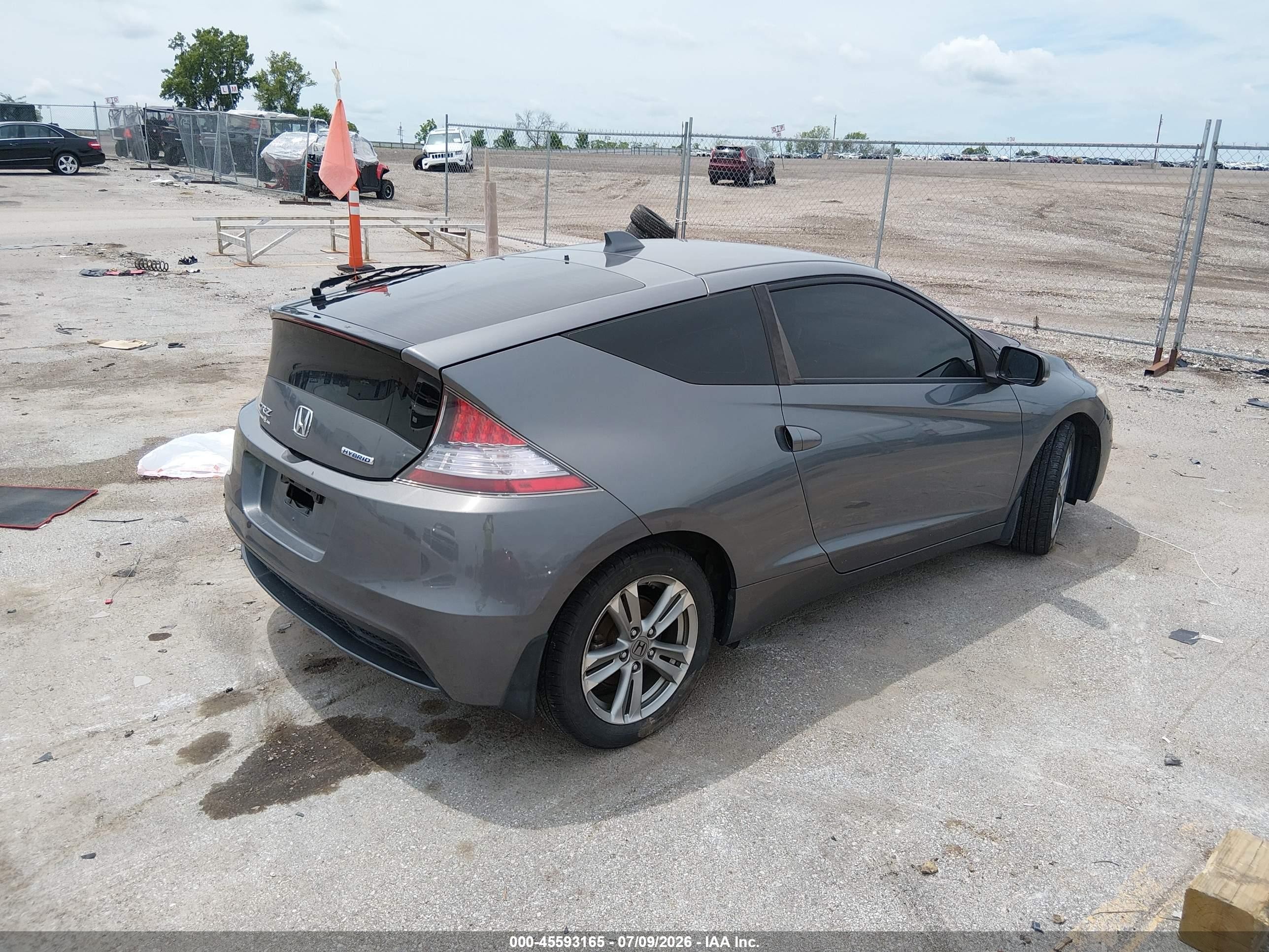 2013 Honda Cr-z Ex Gold vin: JHMZF1D65DS000918