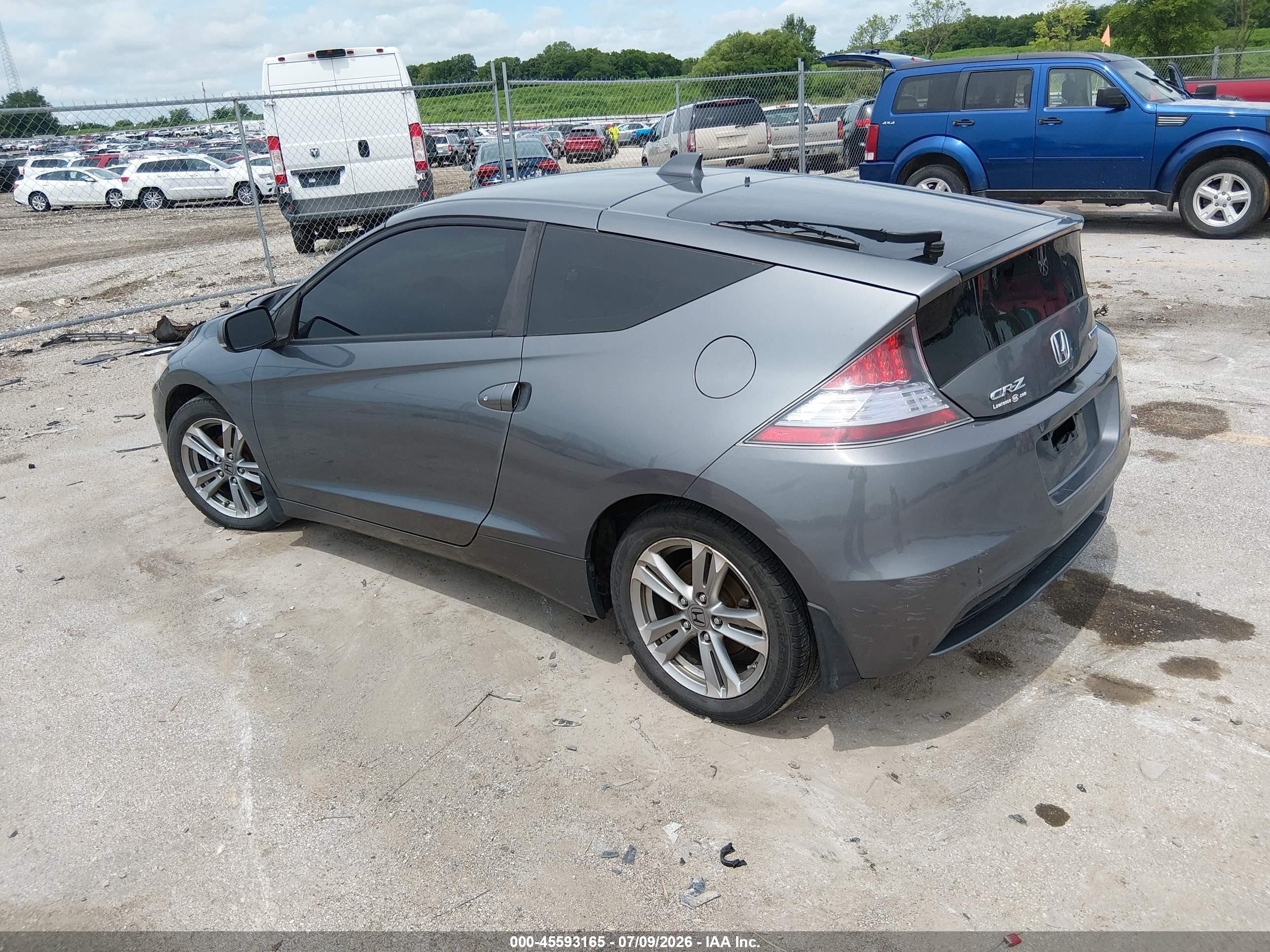 2013 Honda Cr-z Ex Gold vin: JHMZF1D65DS000918