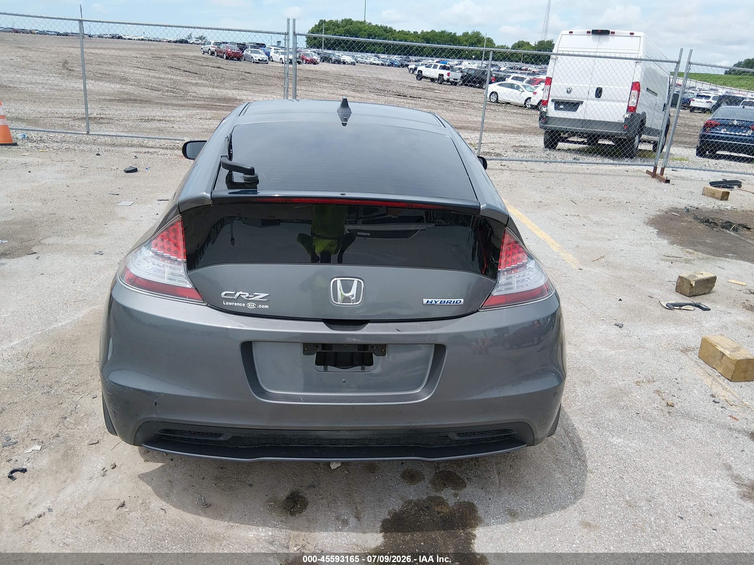 2013 Honda Cr-z Ex Gold vin: JHMZF1D65DS000918