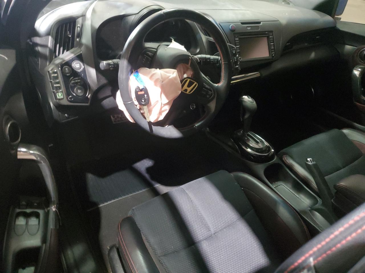 2014 Honda Cr-z Ex Blue vin: JHMZF1D65ES000547