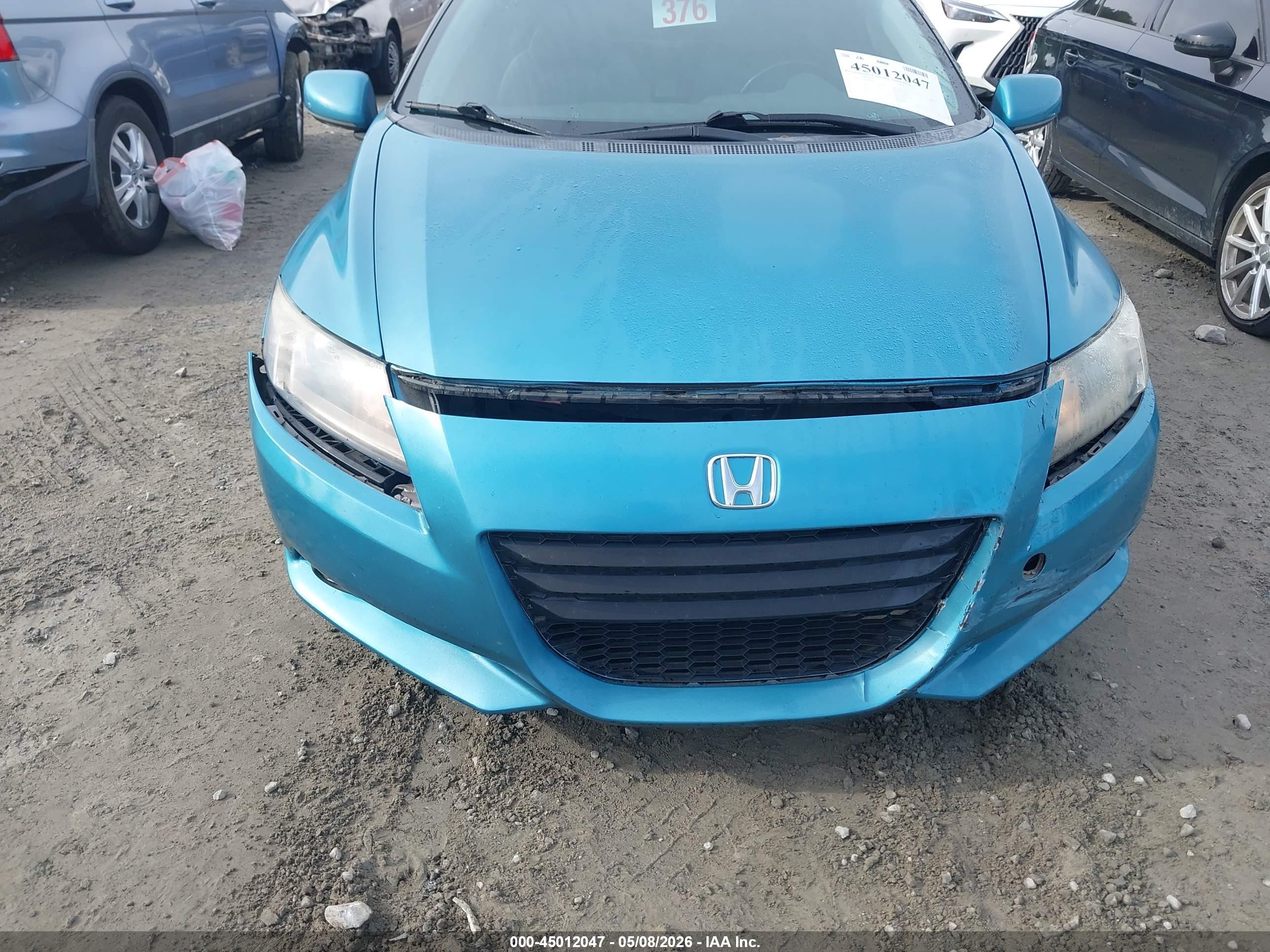 2011 Honda Cr-z Ex Синий vin: JHMZF1D66BS002805