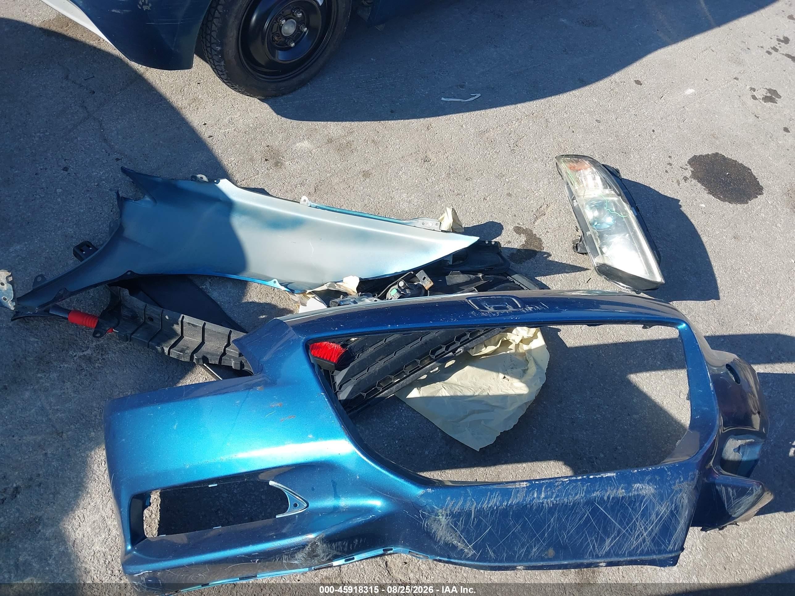 2011 Honda Cr-z Ex Blue vin: JHMZF1D66BS005073