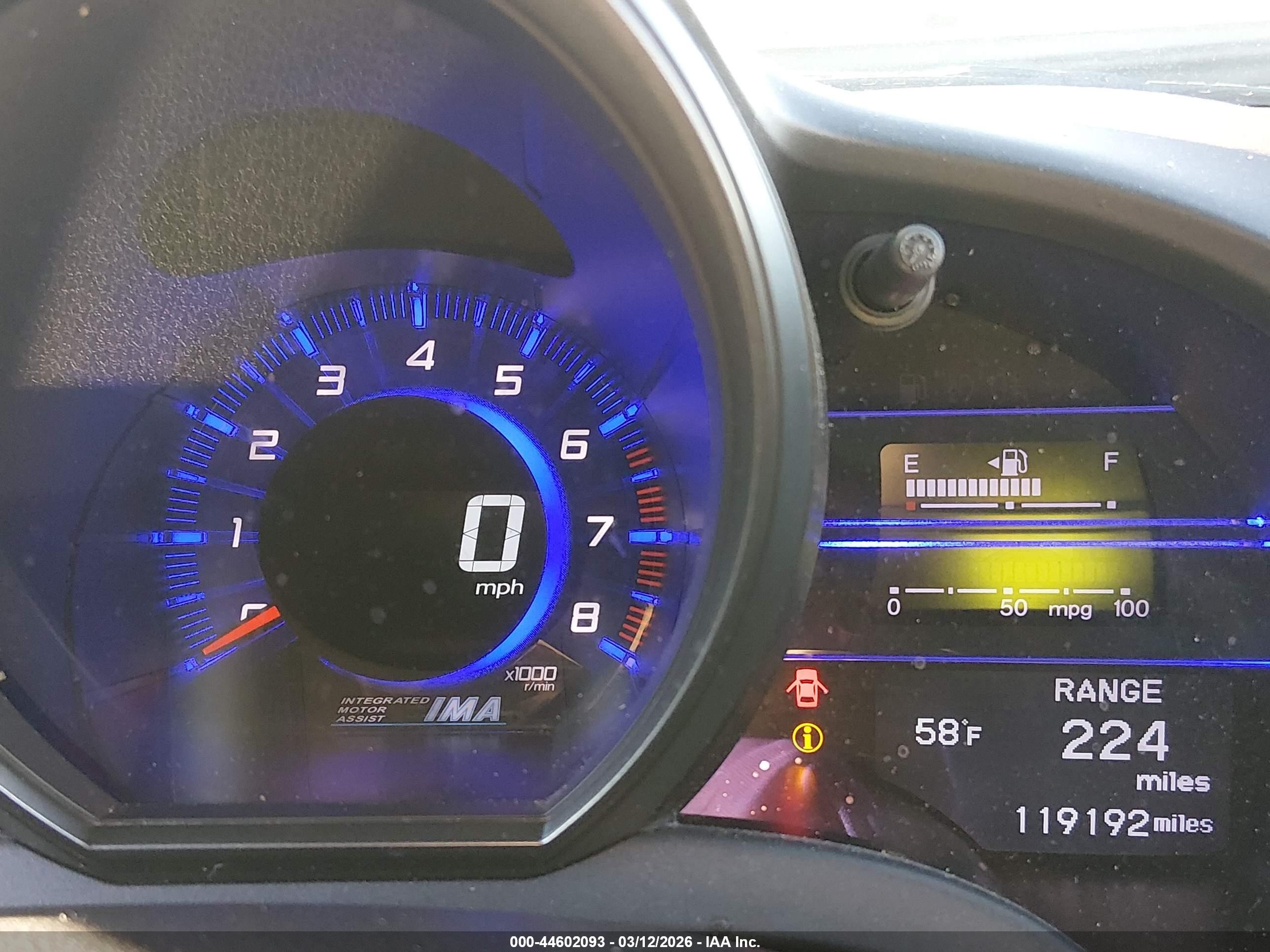 2013 Honda Cr-z Ex Белый vin: JHMZF1D66DS003505