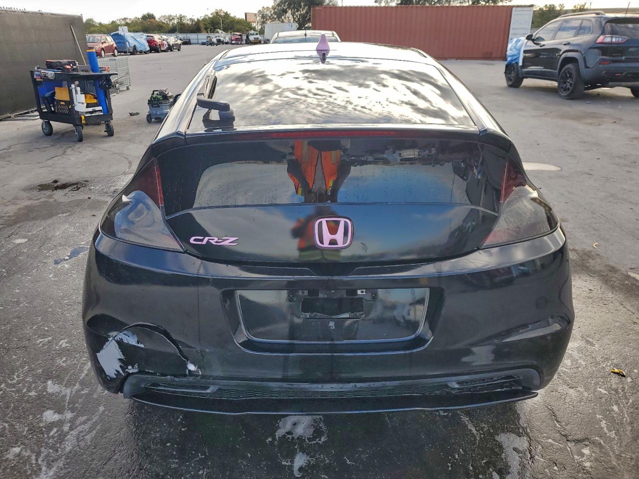 2014 Honda Cr-z Ex Black vin: JHMZF1D66ES001576