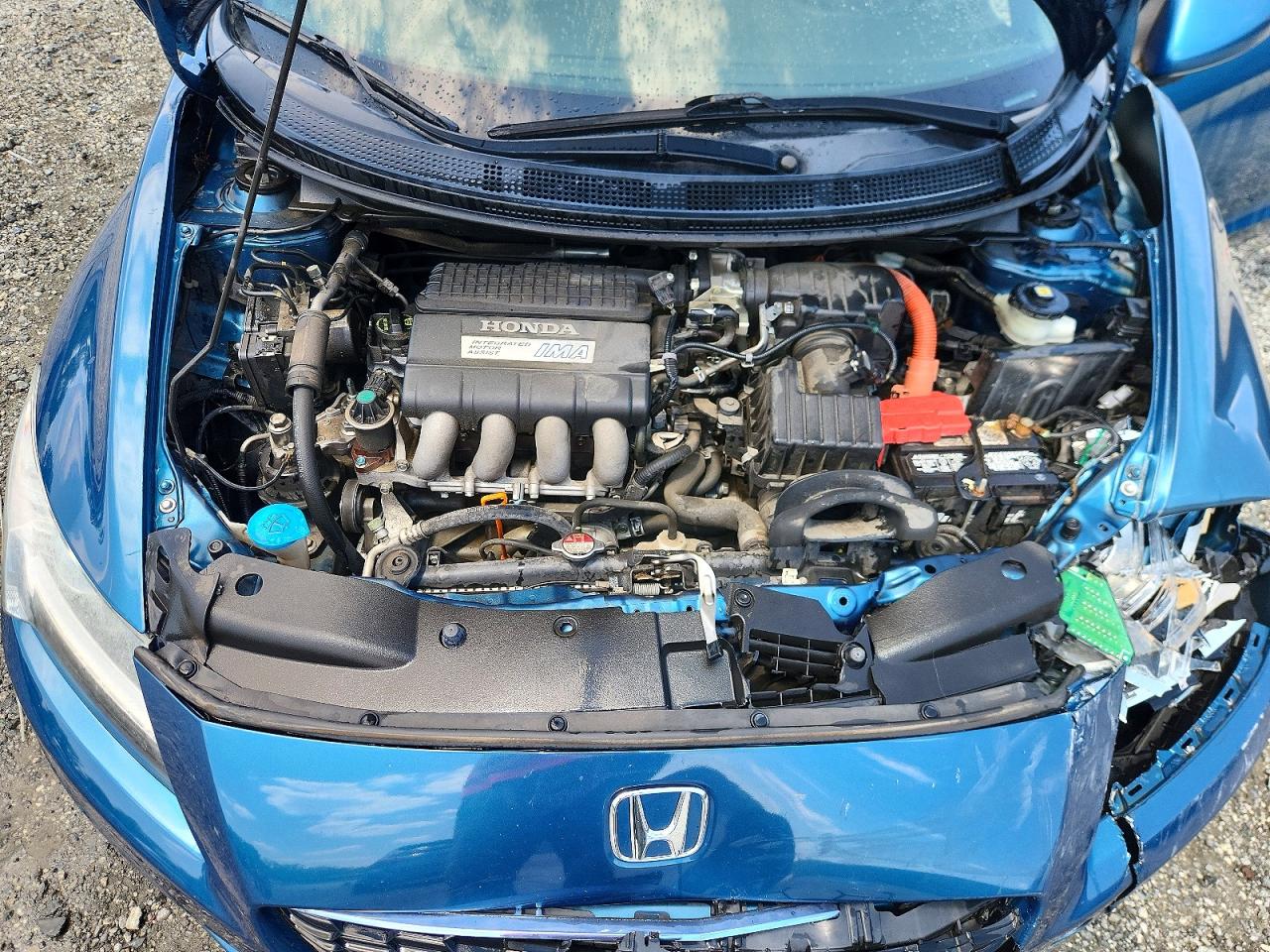 2014 Honda Cr-z Ex Turquoise vin: JHMZF1D66ES002761