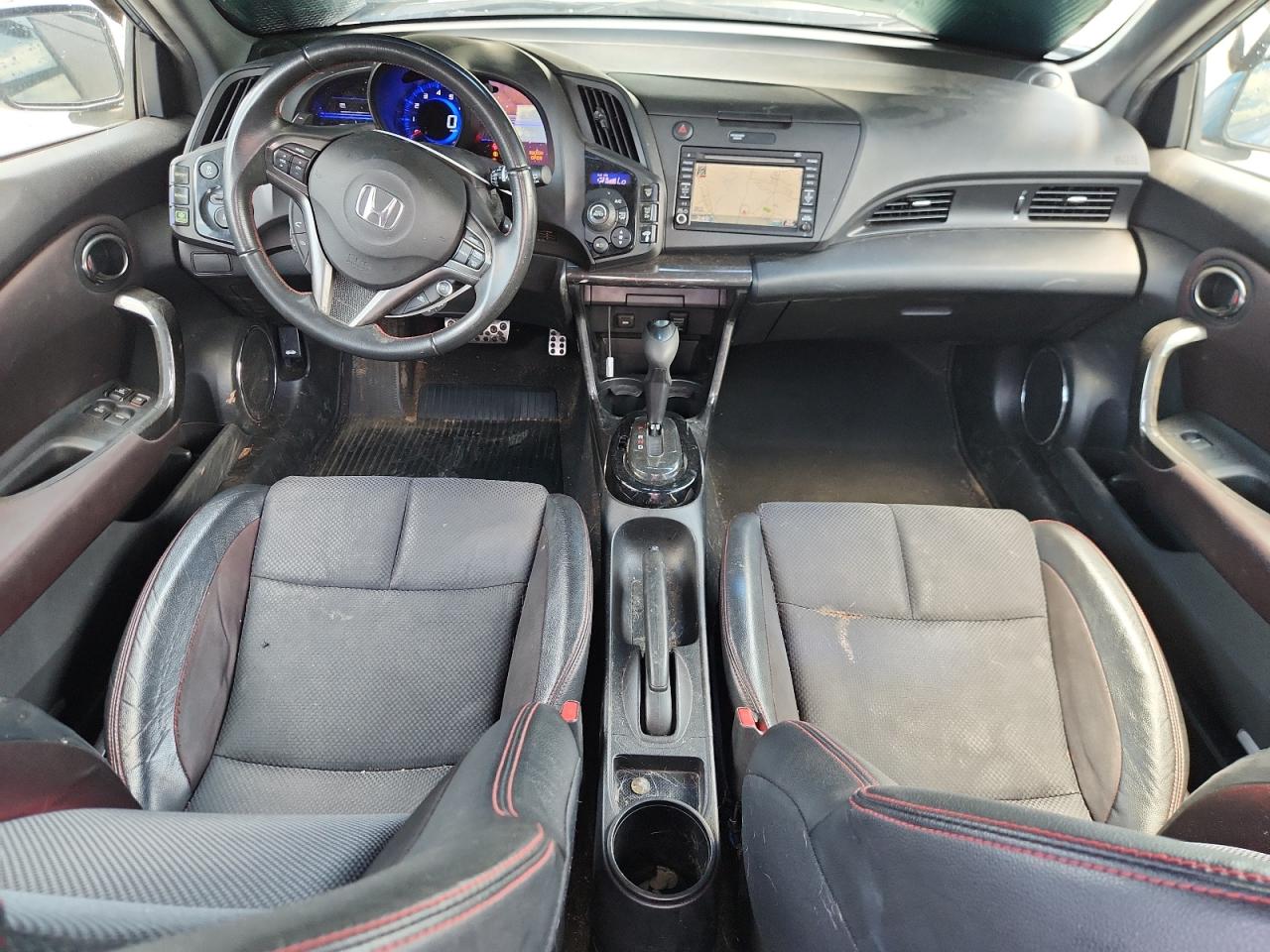 2014 Honda Cr-z Ex Turquoise vin: JHMZF1D66ES002761