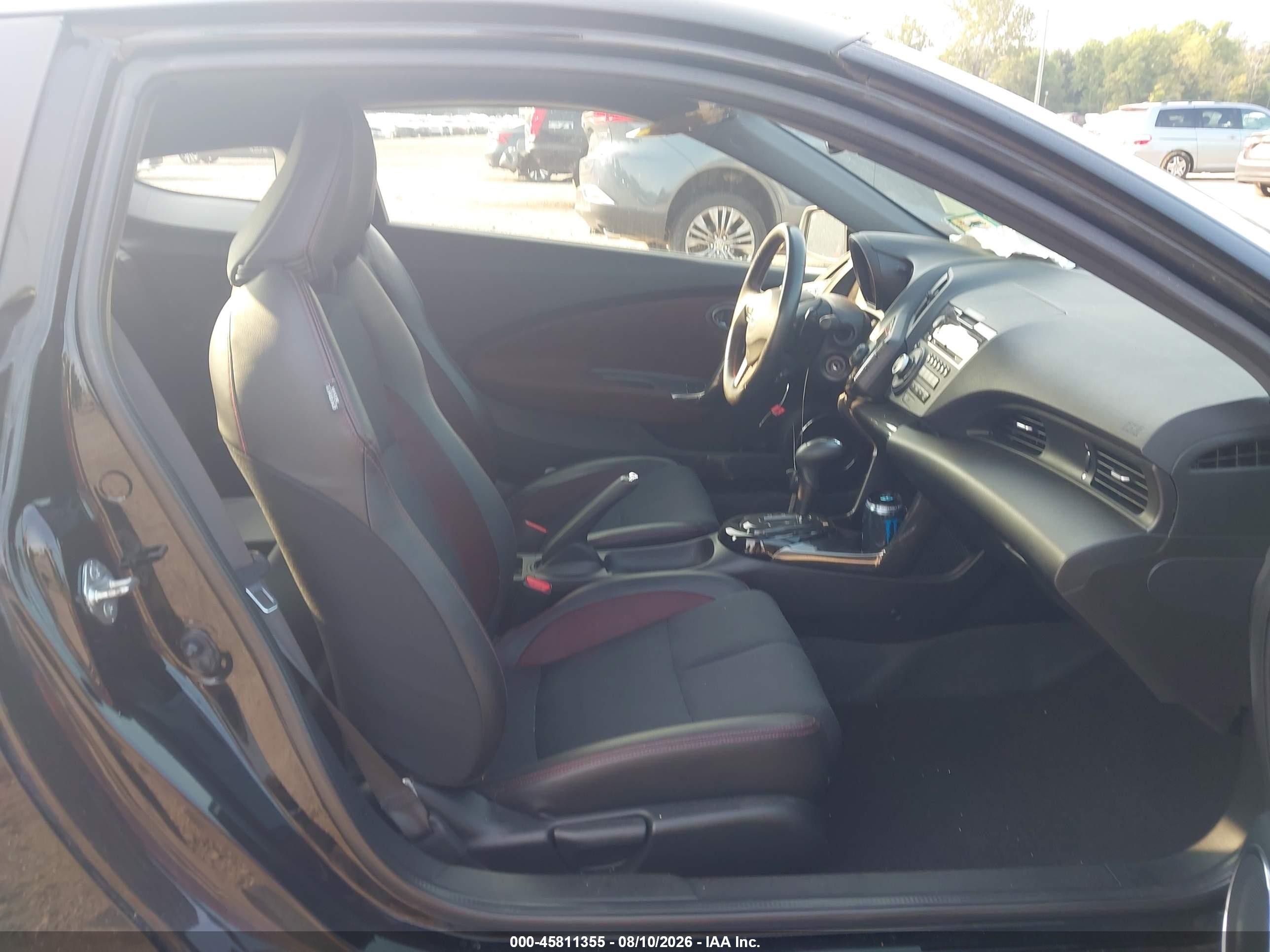 2015 Honda Cr-z Ex Черный vin: JHMZF1D66FS000087
