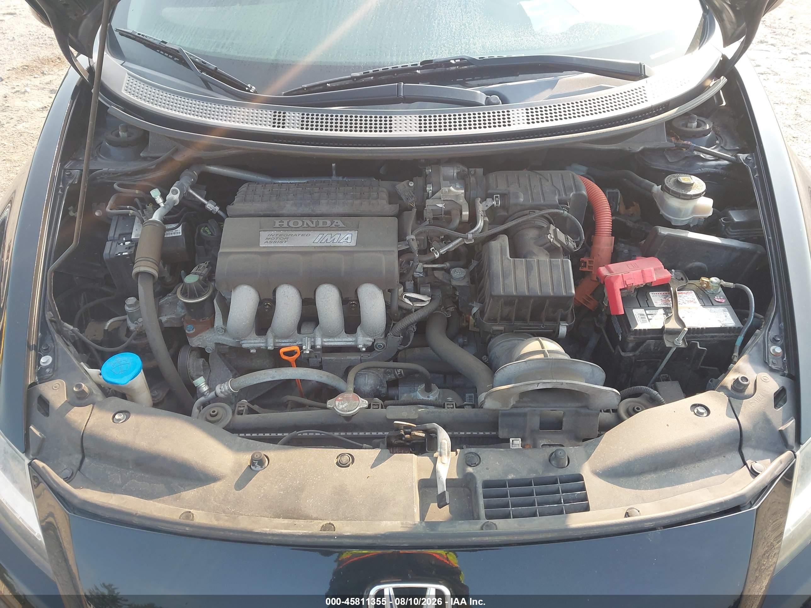 2015 Honda Cr-z Ex Черный vin: JHMZF1D66FS000087