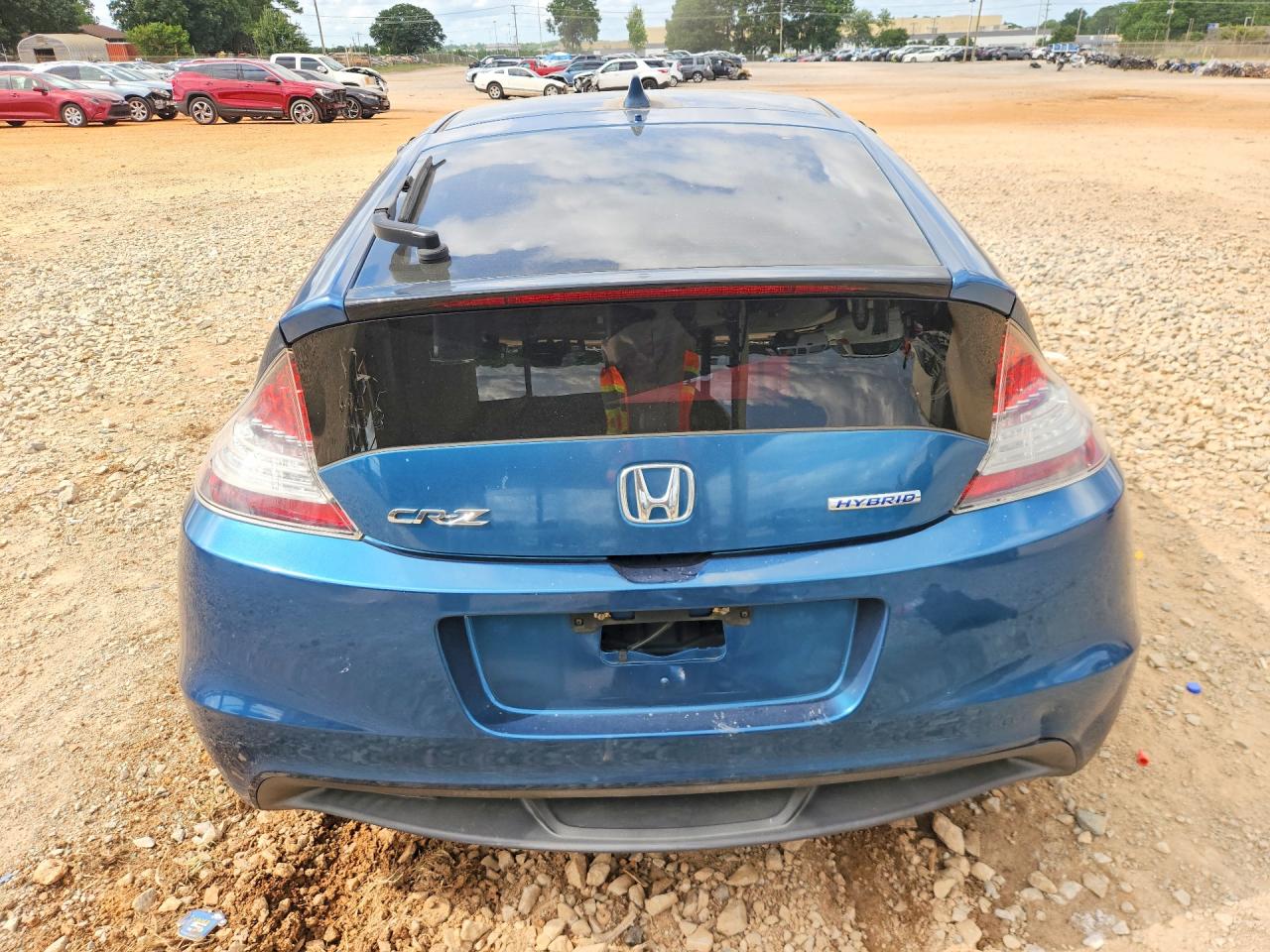 2011 Honda Cr-z Ex Blue vin: JHMZF1D67BS009875