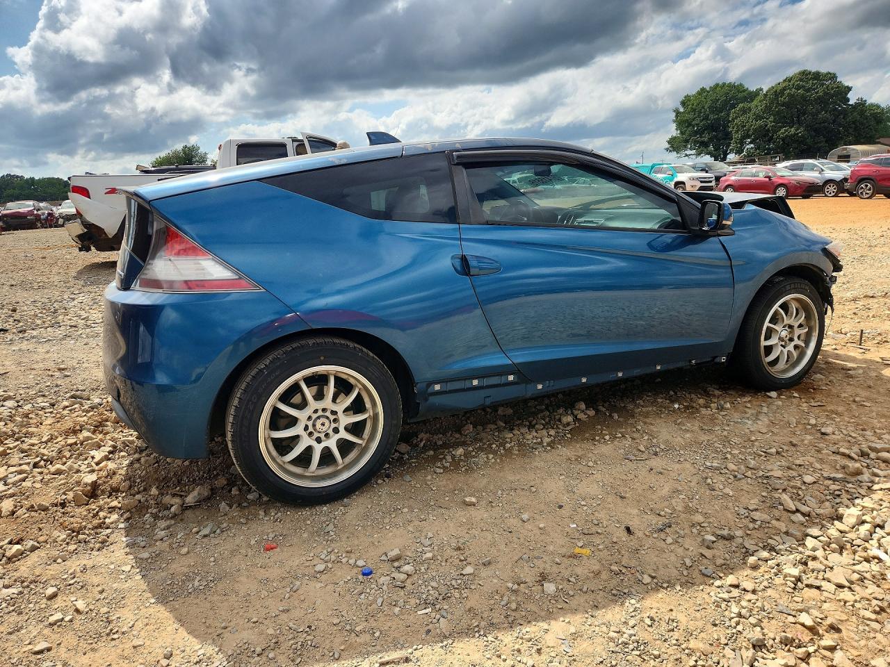 2011 Honda Cr-z Ex Blue vin: JHMZF1D67BS009875