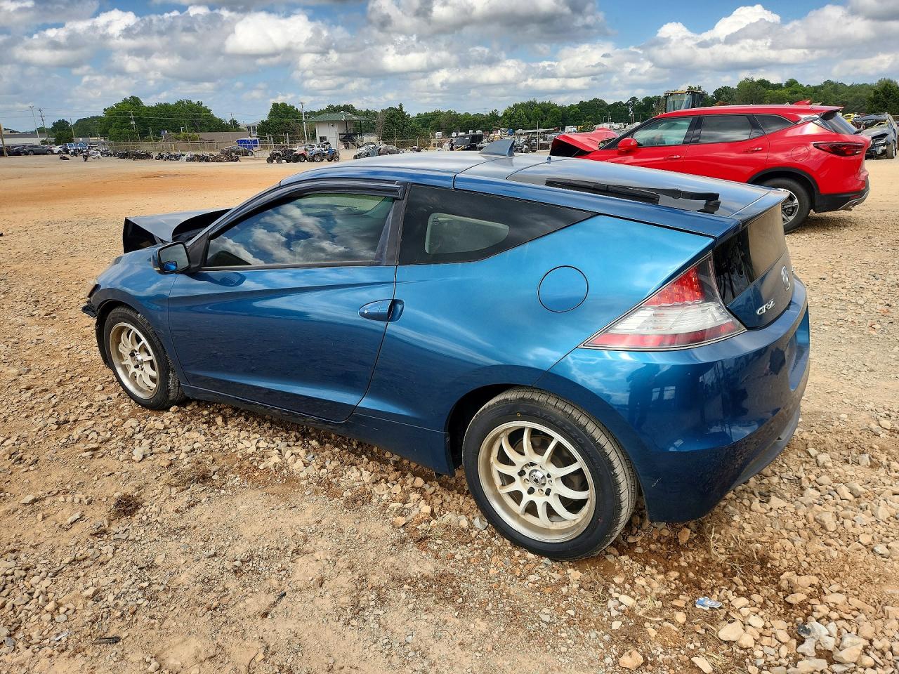 2011 Honda Cr-z Ex Blue vin: JHMZF1D67BS009875
