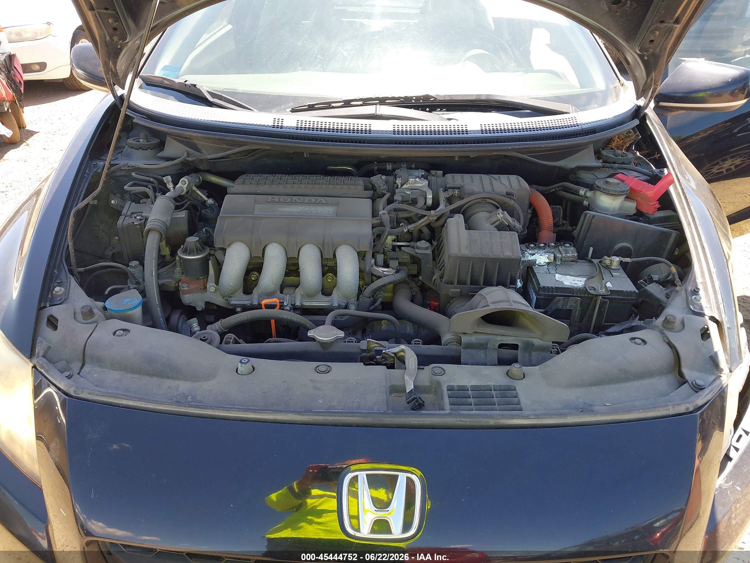 2011 Honda Cr-z Ex Black vin: JHMZF1D67BS013750