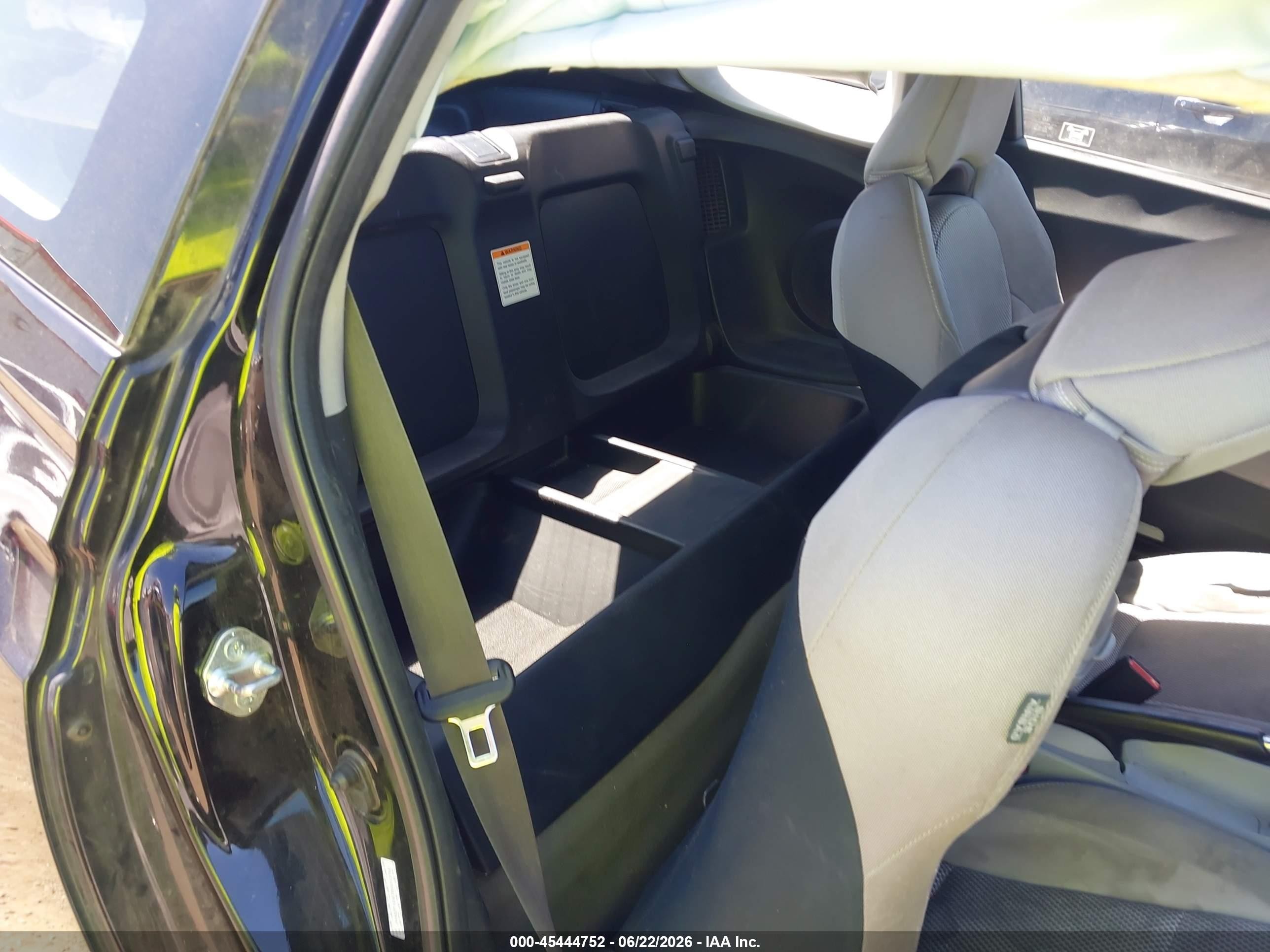 2011 Honda Cr-z Ex Black vin: JHMZF1D67BS013750